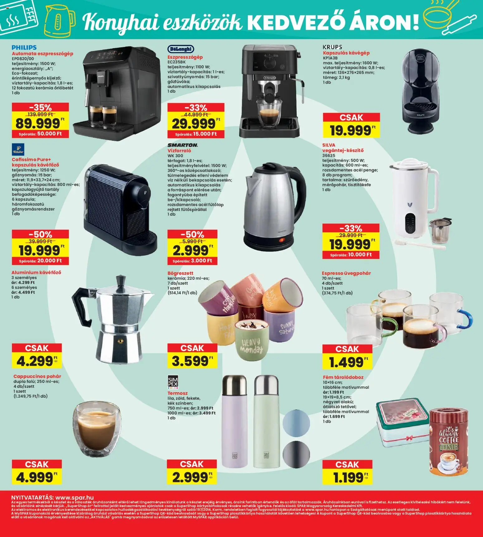 Interspar akciós ujság - amely érvényes a következő dátumtól: 26.02.2026 | Oldal: 16 | Termékek: Szőlő, Vízforraló, Termosz, Kávé