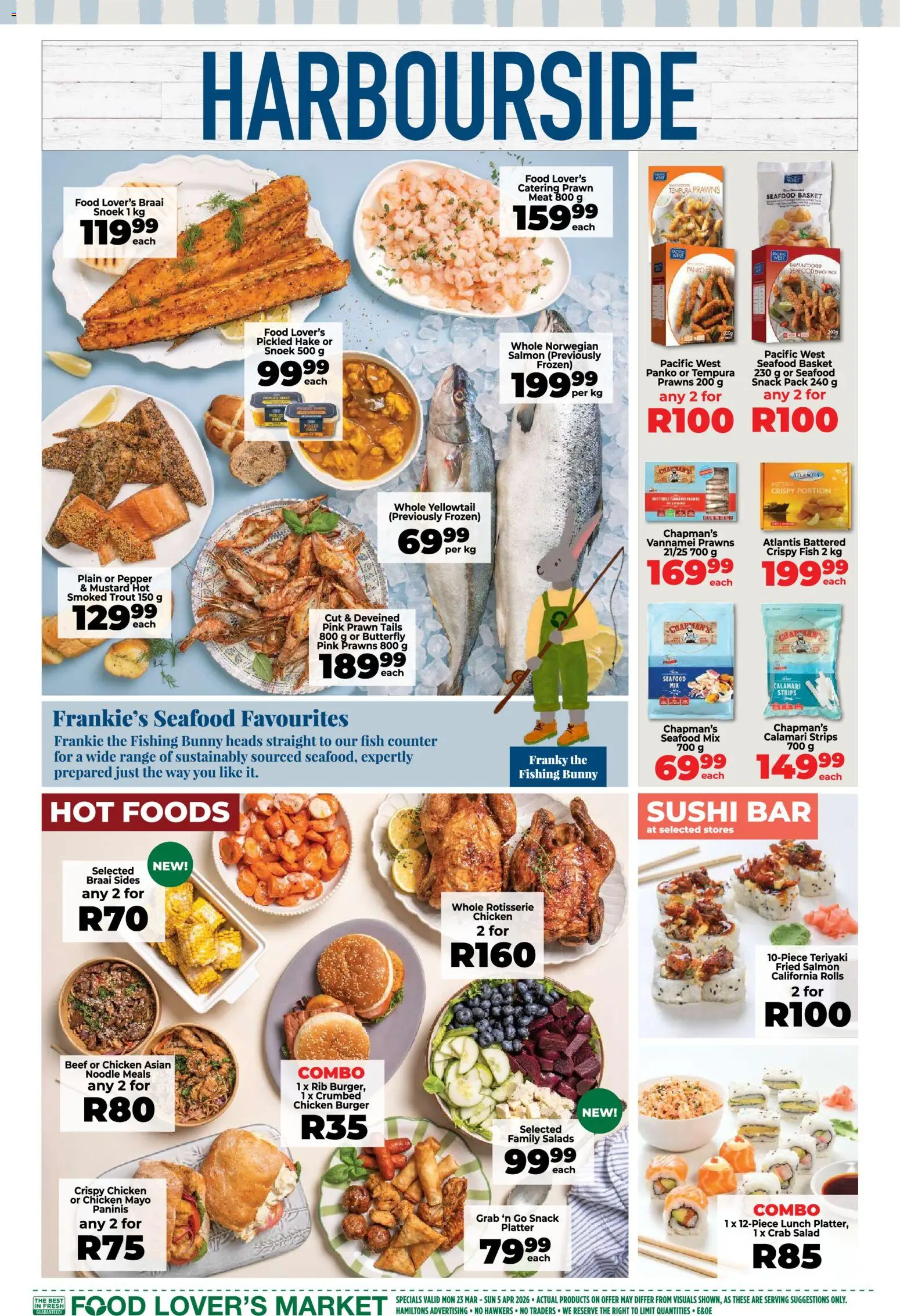 New Food Lover's Market catalogue – valid from 23.03.2026 | Page: 10 | Products: Platter, Basket, Pepper, Seafood