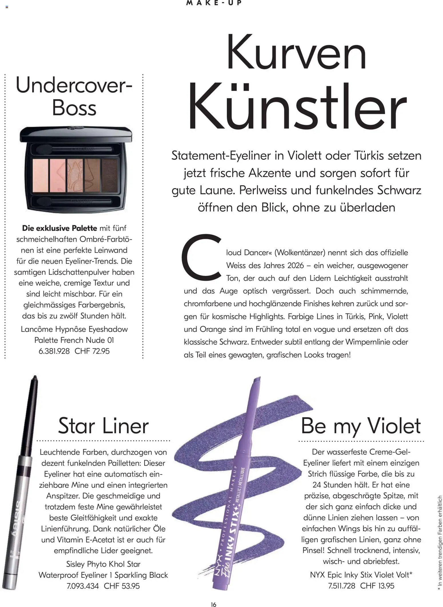 Import Parfumerie Aktionen – gültig ab 19.02.2026 | Seite: 16 | Produkte: Pinsel, Eyeliner