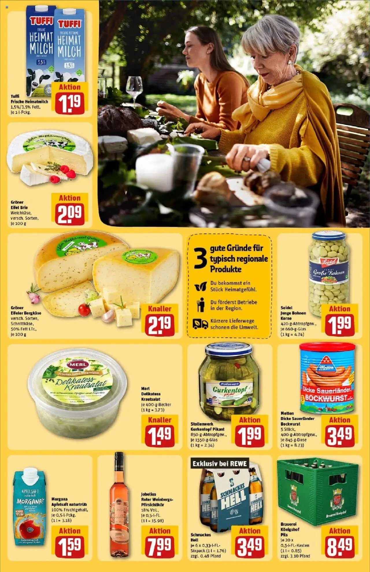 Rewe prospekt Euskirchen	 - gültig ab dem 27.07.2025 | Seite: 27 | Produkte: Milch, Apfelsaft, Apple, Pfeffer