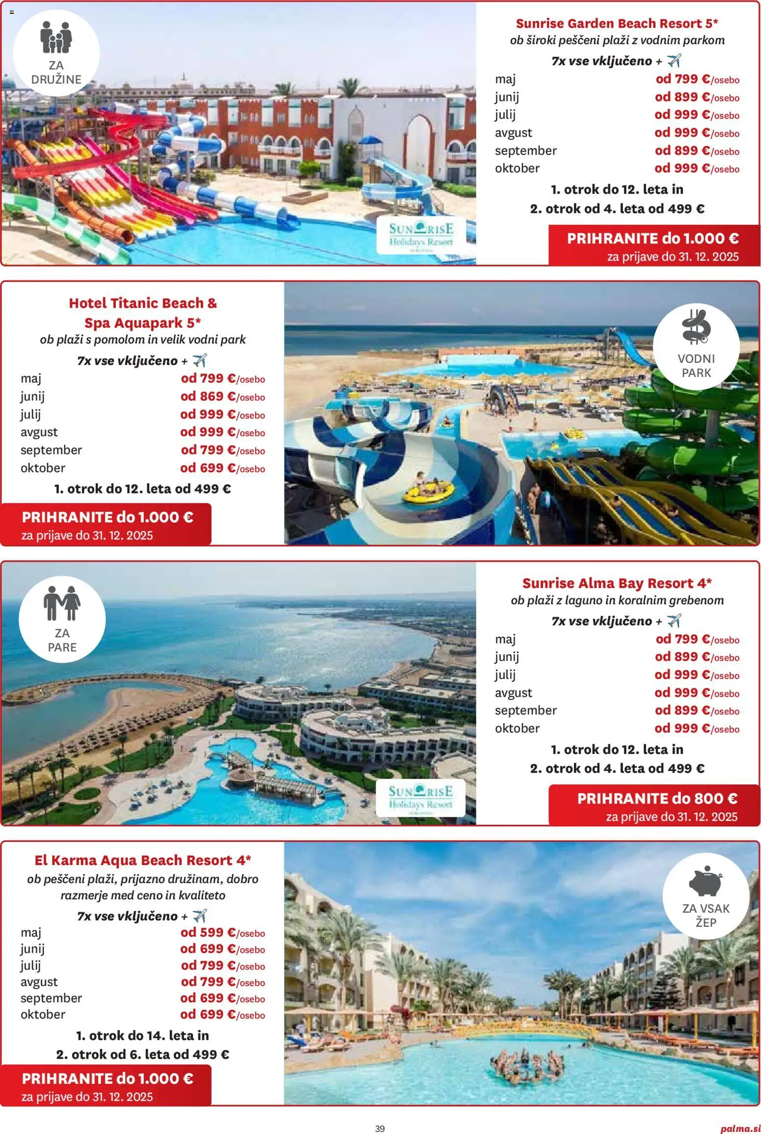 Novi Palma katalog ponudbe – veljaven od 06.11.2025 | Stran: 39