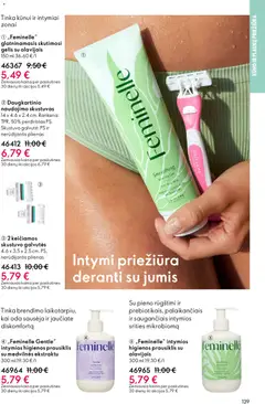Oriflame leidinys galioja nuo 11.03.2026 | Puslapis: 139 | Prekių: Skustuvas, Skustuvo galvutės, Prausiklis