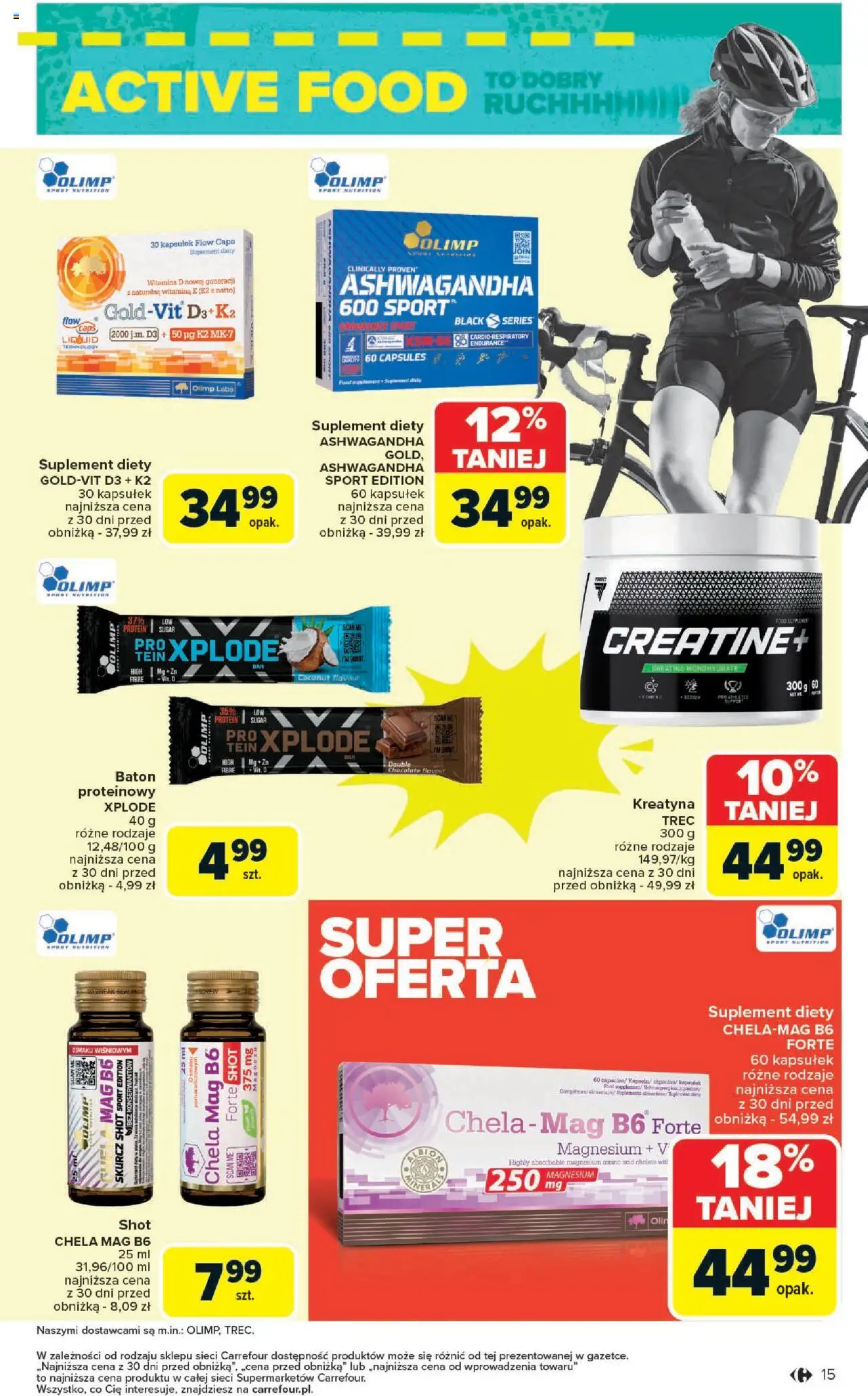 Carrefour Gazetka - Market Zadbać o siebie od 18.08.2025 | Strona: 15 | Produkty: Baton