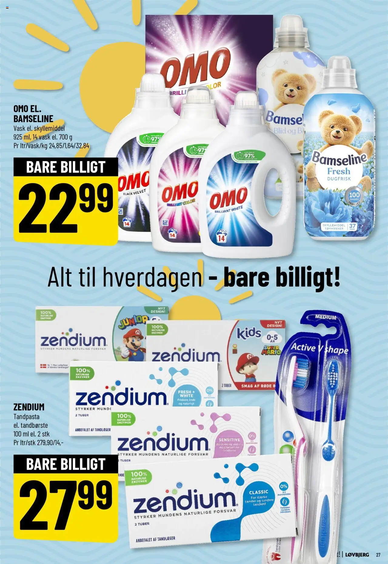 Løvbjerg Tilbudsavis gyldig fra 04.07.2025 | Side: 29 | Produkter: Tandpasta, Tandbørste, Skyllemiddel