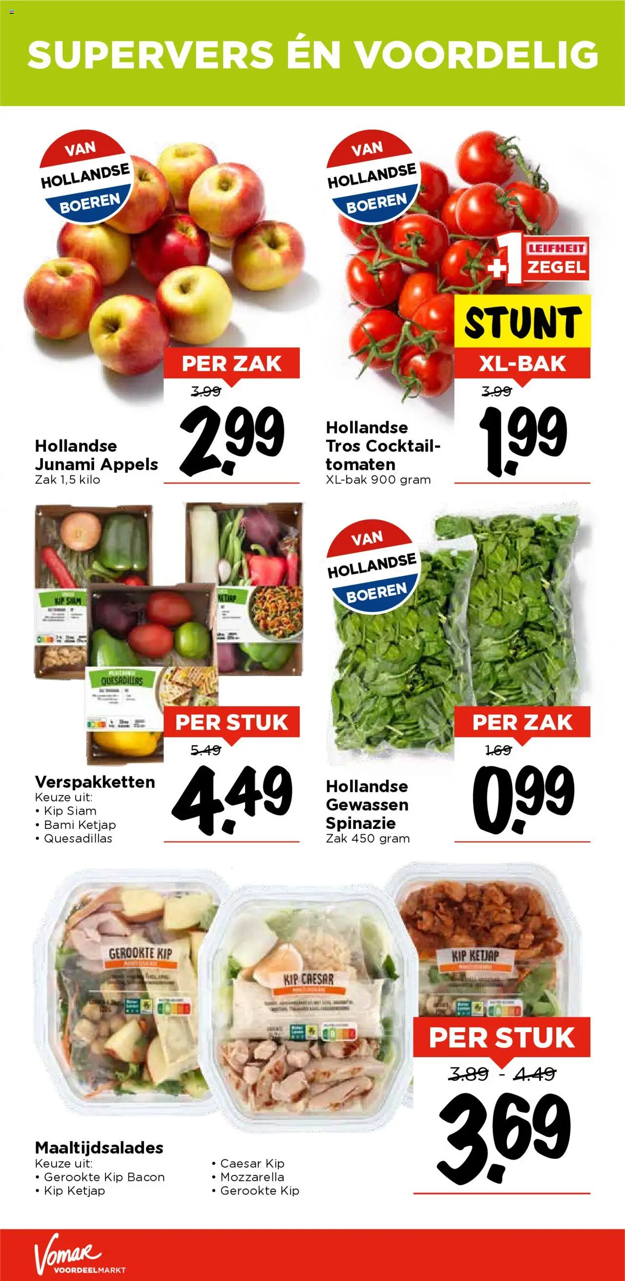  | Pagina: 17 | Producten: Spinazie, Zak, Mozzarella, Kip