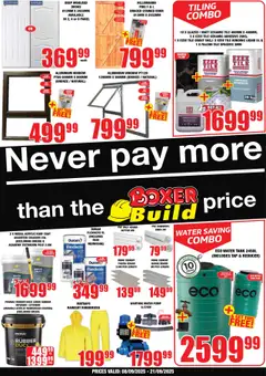 Boxer specials catalogue – valid from 08.09.2025