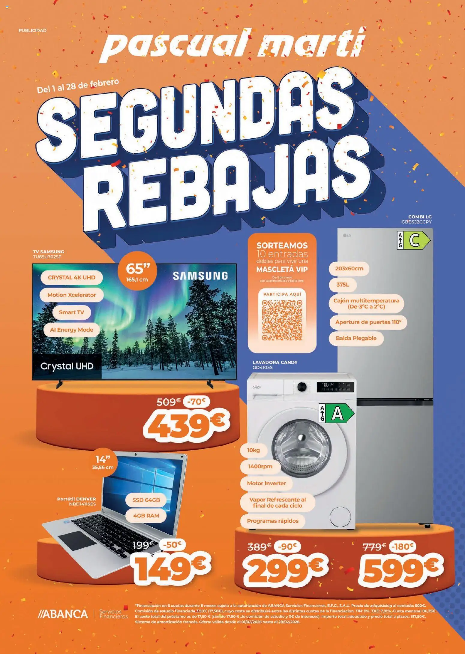 Pascual Martí - folleto │ válido desde el 01.02.2026 | Página: 1 | Productos: Lavadora, Combi