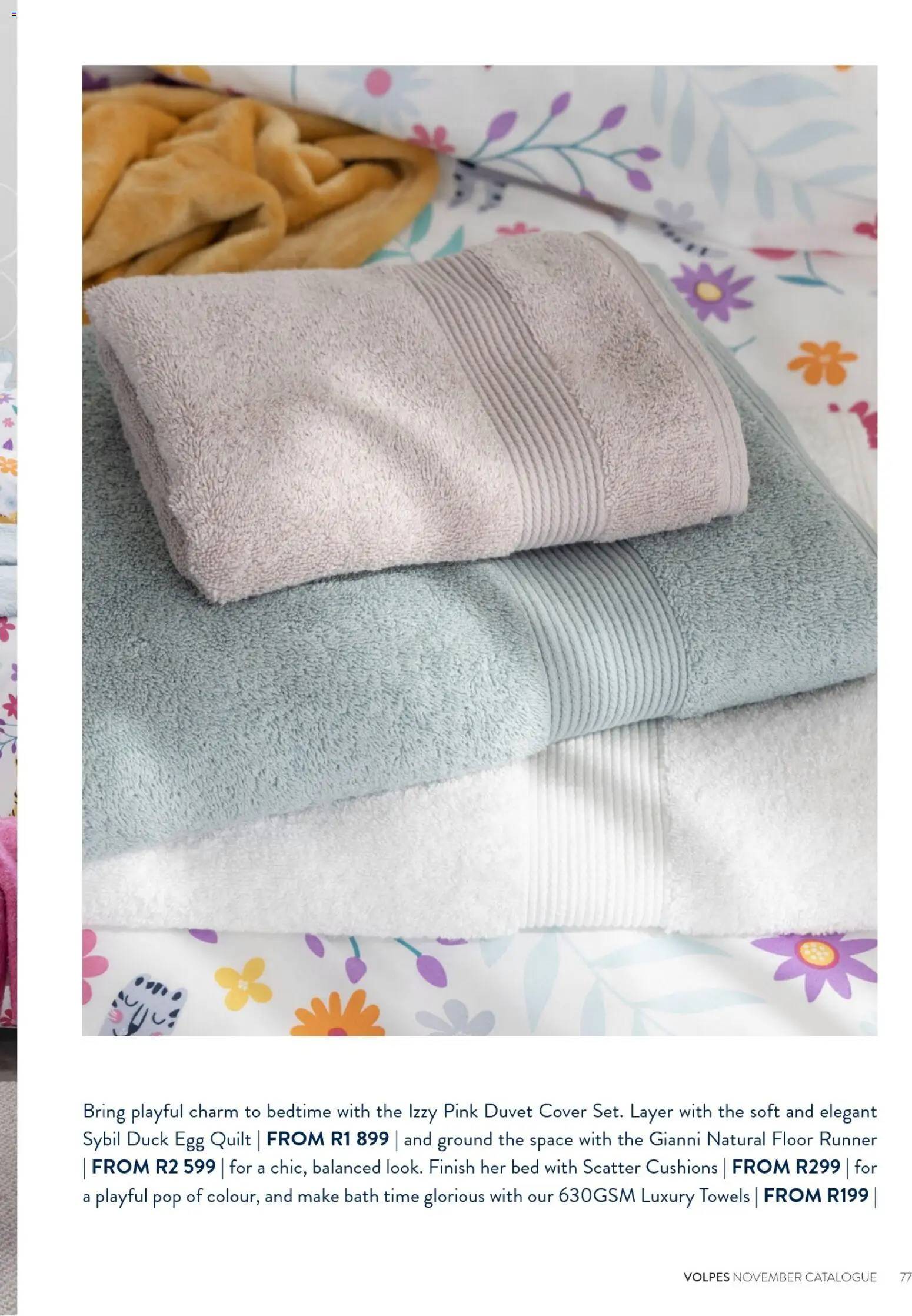 New Volpes catalogue – valid from 18.11.2025 | Page: 151 | Products: Cover, Duvet, Bed, Bath