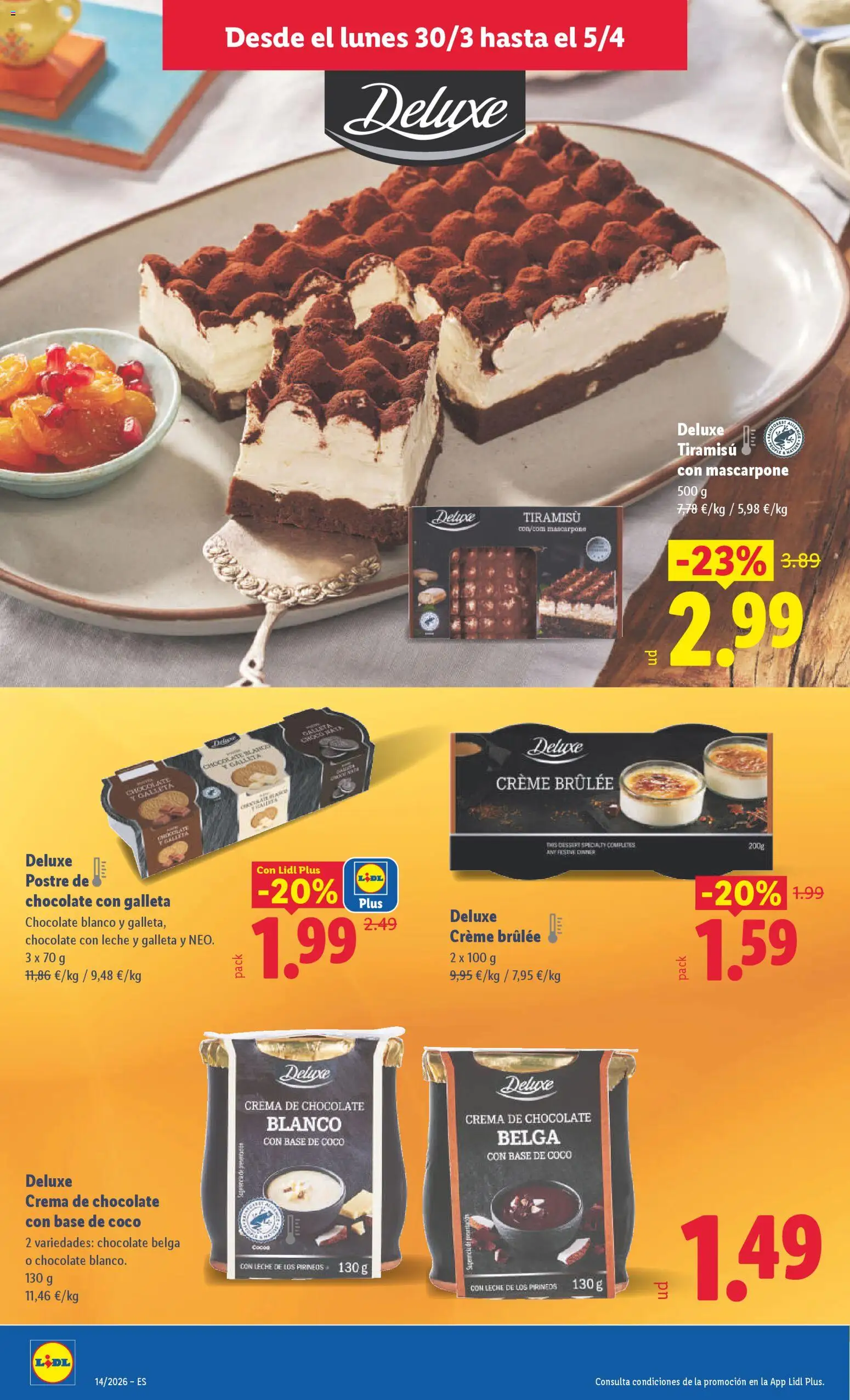 Lidl folleto │ válido desde el 30.03.2026 | Página: 16 | Productos: Leche, Τυρόπιτα, Crema, Chocolate con leche