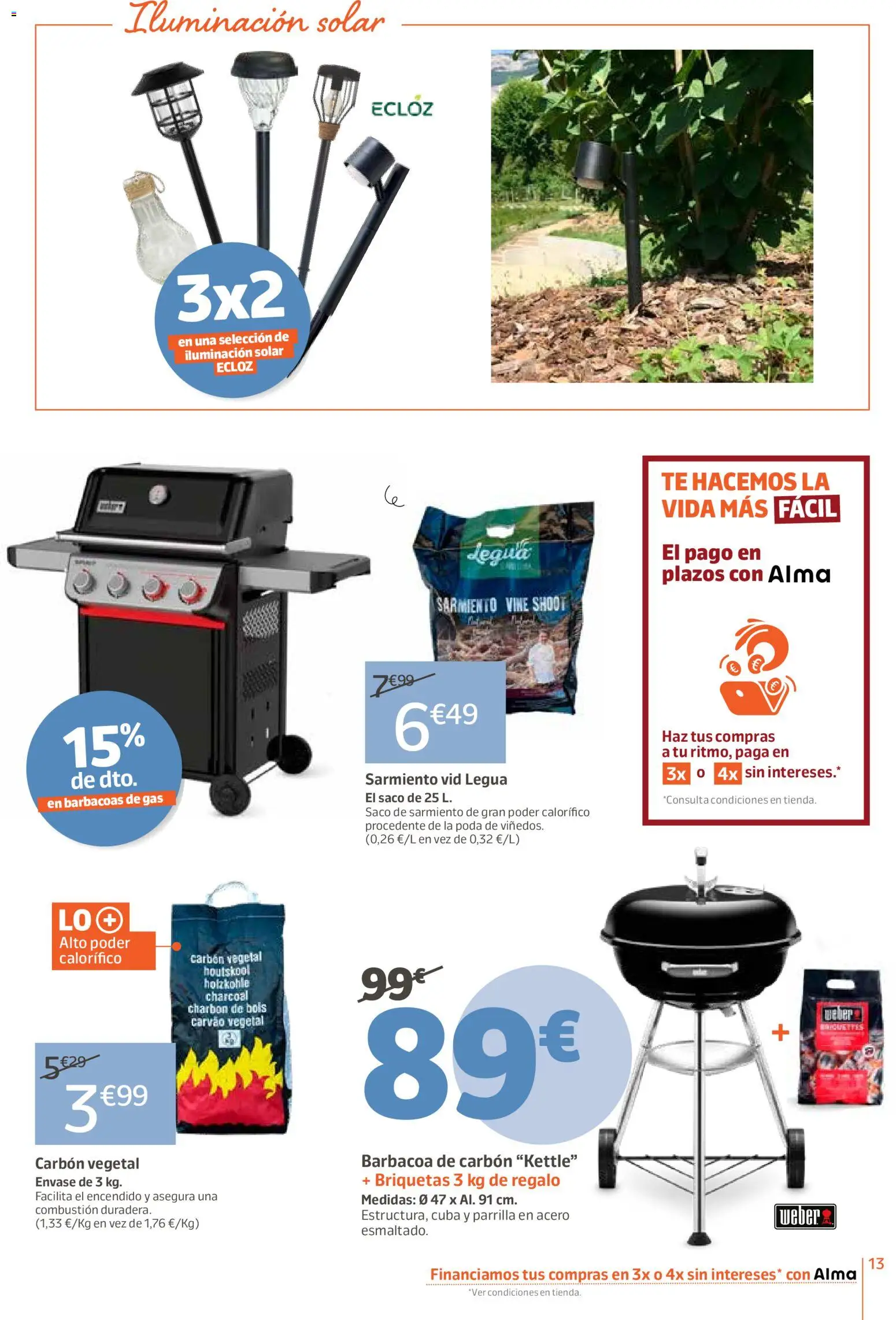 Jardiland folleto │ válido desde el 23.04.2026 | Página: 13 | Productos: Té, Barbacoa, Parrilla, Galette de chaise
