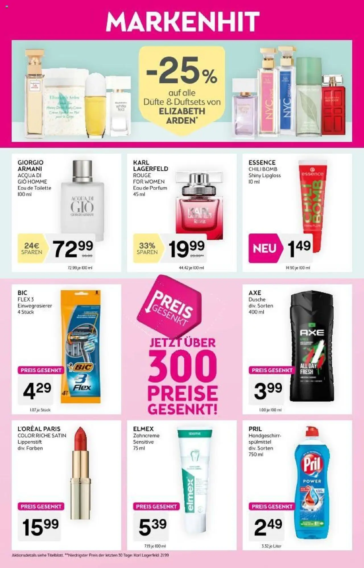 Bipa Flugblatt gültig ab 14.08.2025 | Seite: 4 | Produkte: Toilette, Dusche, Rouge, Lipgloss