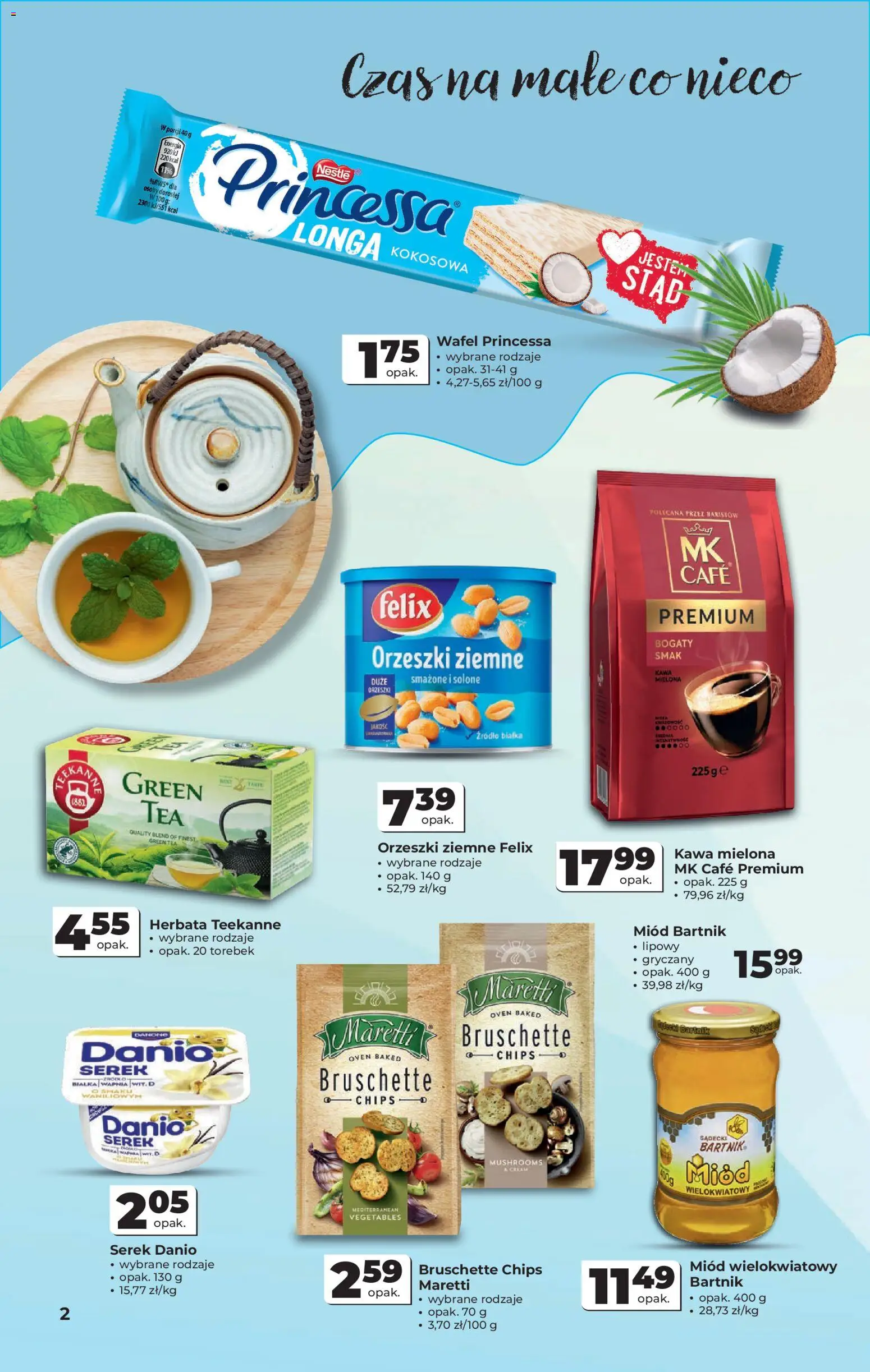 Odido gazetka od 04.03.2026 | Strona: 2 | Produkty: Miód, Serek, Kawa, Herbata