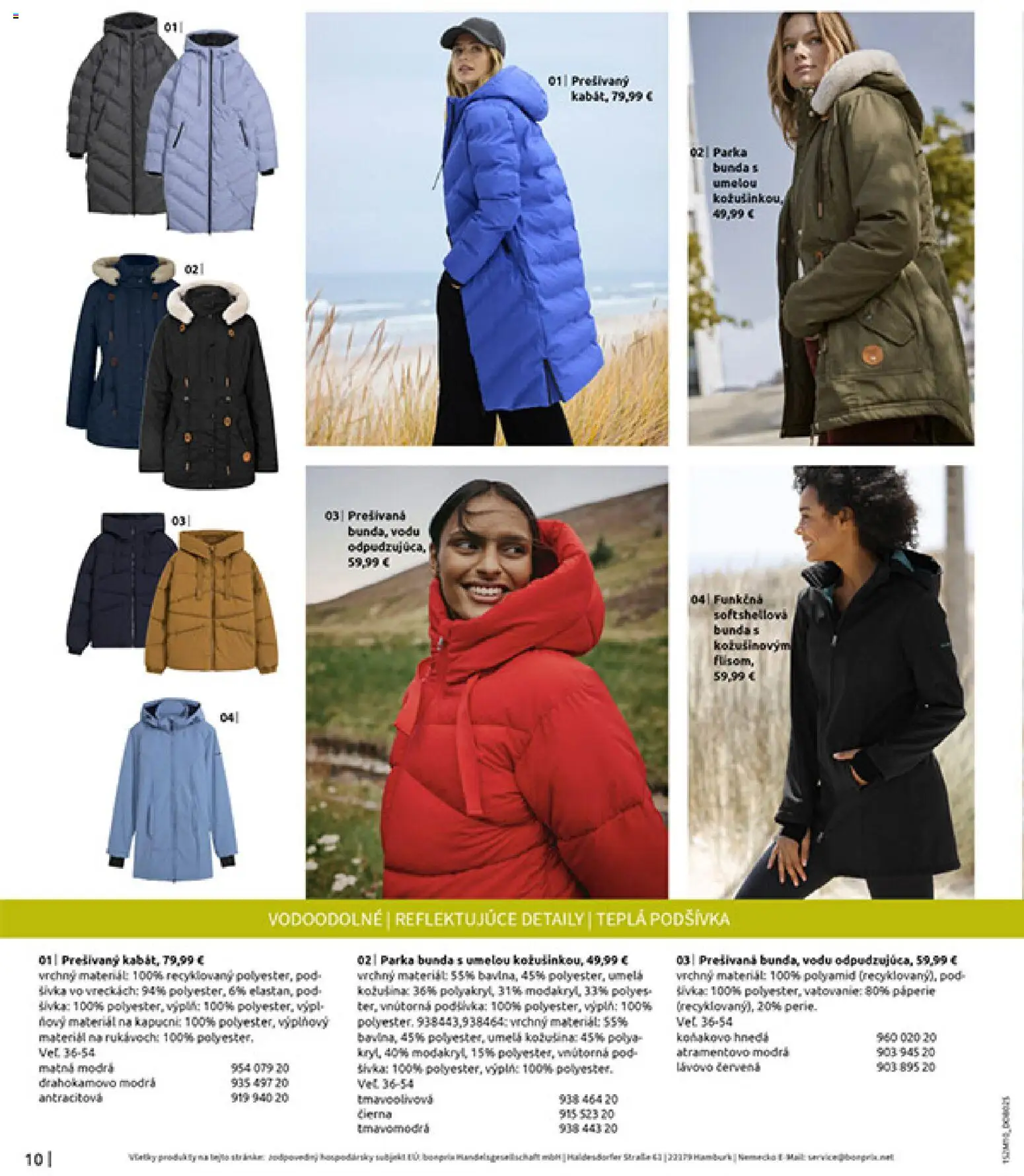 Nové Bonprix akcie – leták je platný od 24.11.2025 | Strana: 12 | Produkty: Bunda