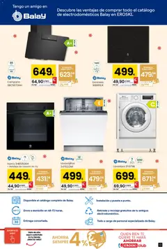 Vista previa Eroski - Conekta válido desde el 18.12.2025 | Página: 13 | Productos: Lavadora, Lavavajillas, Galette de chaise, Bandeja