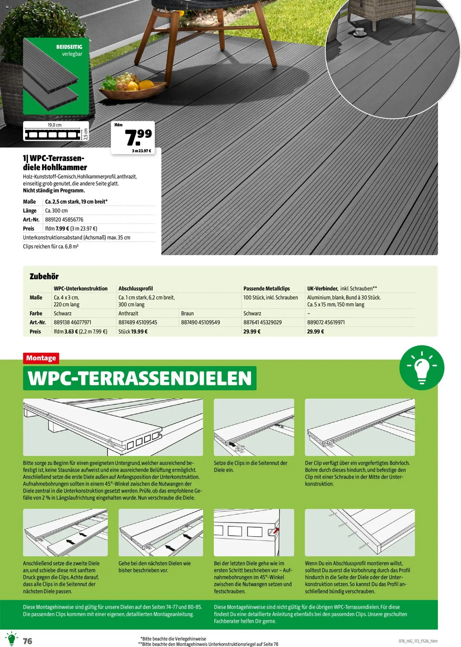 Hagebau Gartengestaltungsortiment – gültig ab 02.03.2026 | Seite: 76