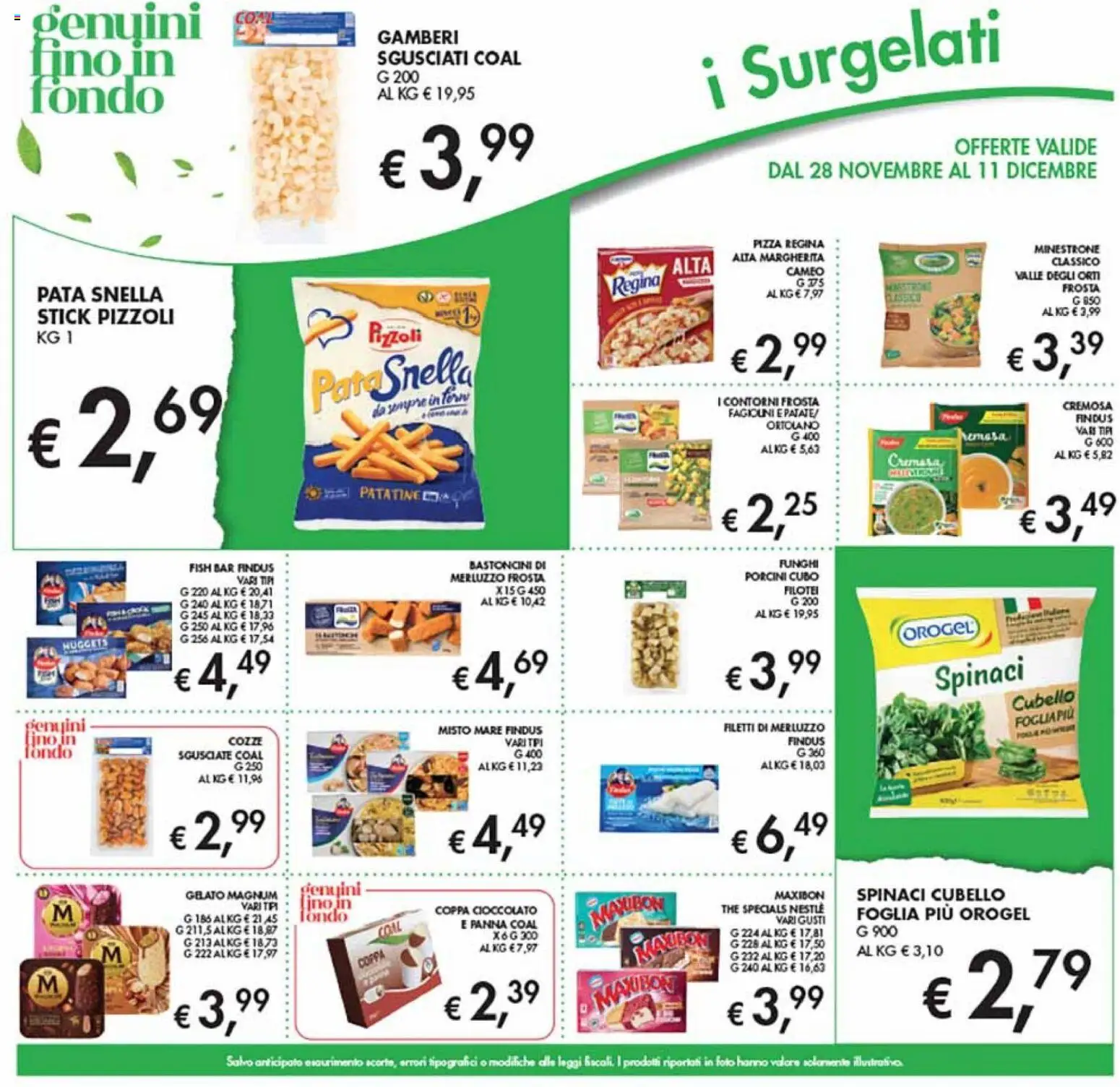 Volantino Coal del 28.11.2025 | Pagina: 11 | Prodotti: Cioccolato, Panna, Funghi, The