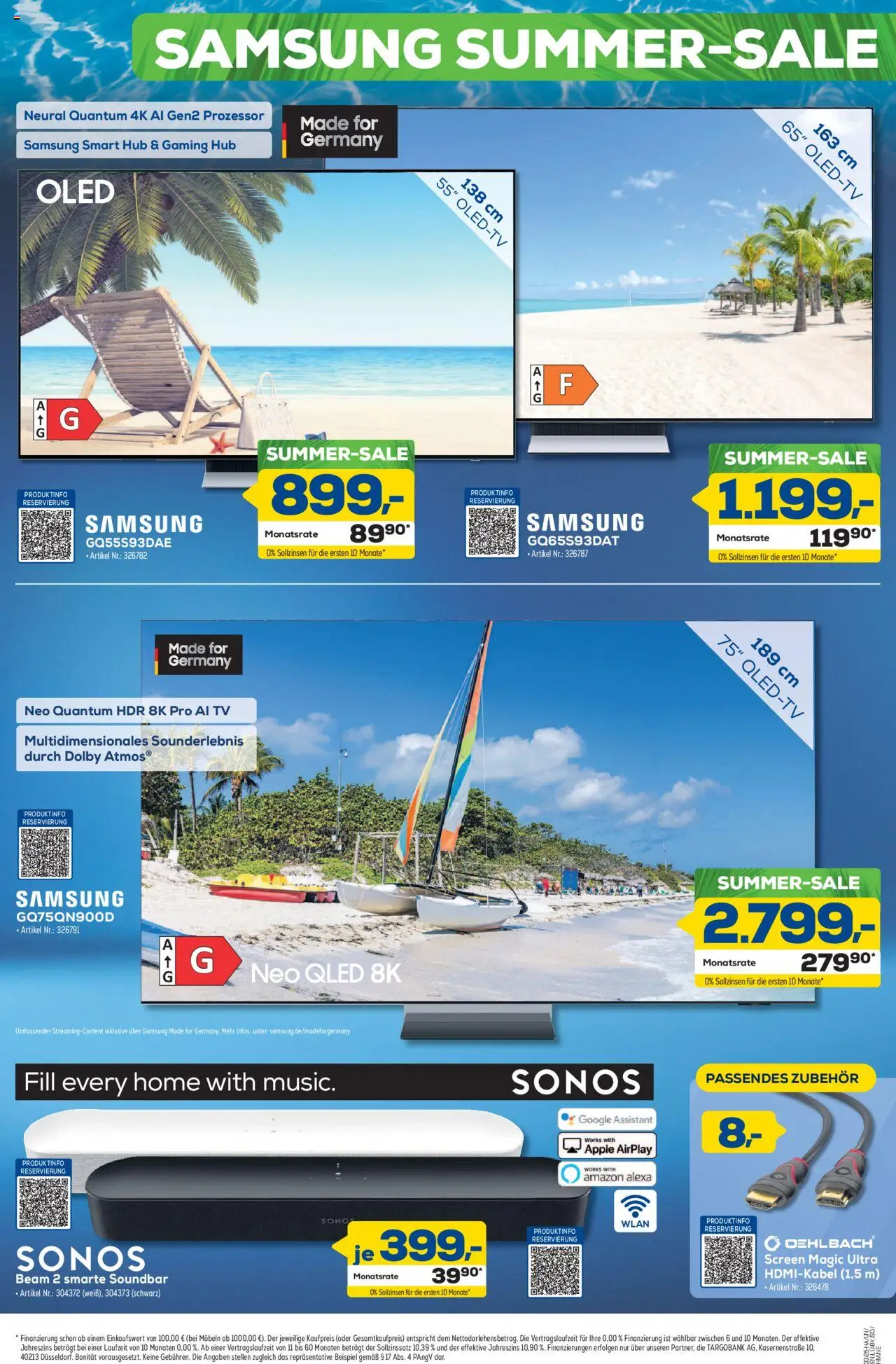 Euronics  Aktuelle Angebote - gültig ab dem 06.08.2025 | Seite: 3 | Produkte: Samsung, Apple, Soundbar, TV