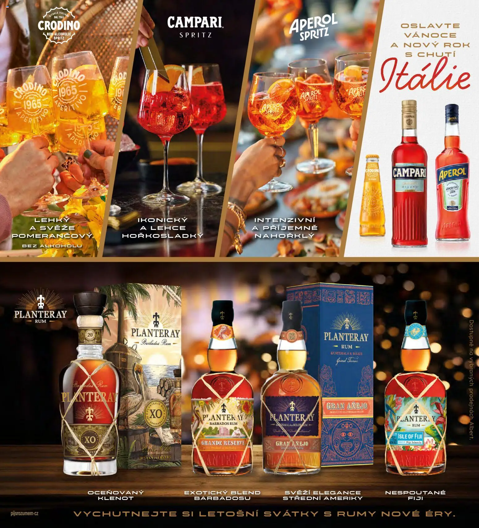 Albert magazín od 01.12.2025 | Strana: 82 | Produkty: Rum, Campari, Spritz, Aperitivo