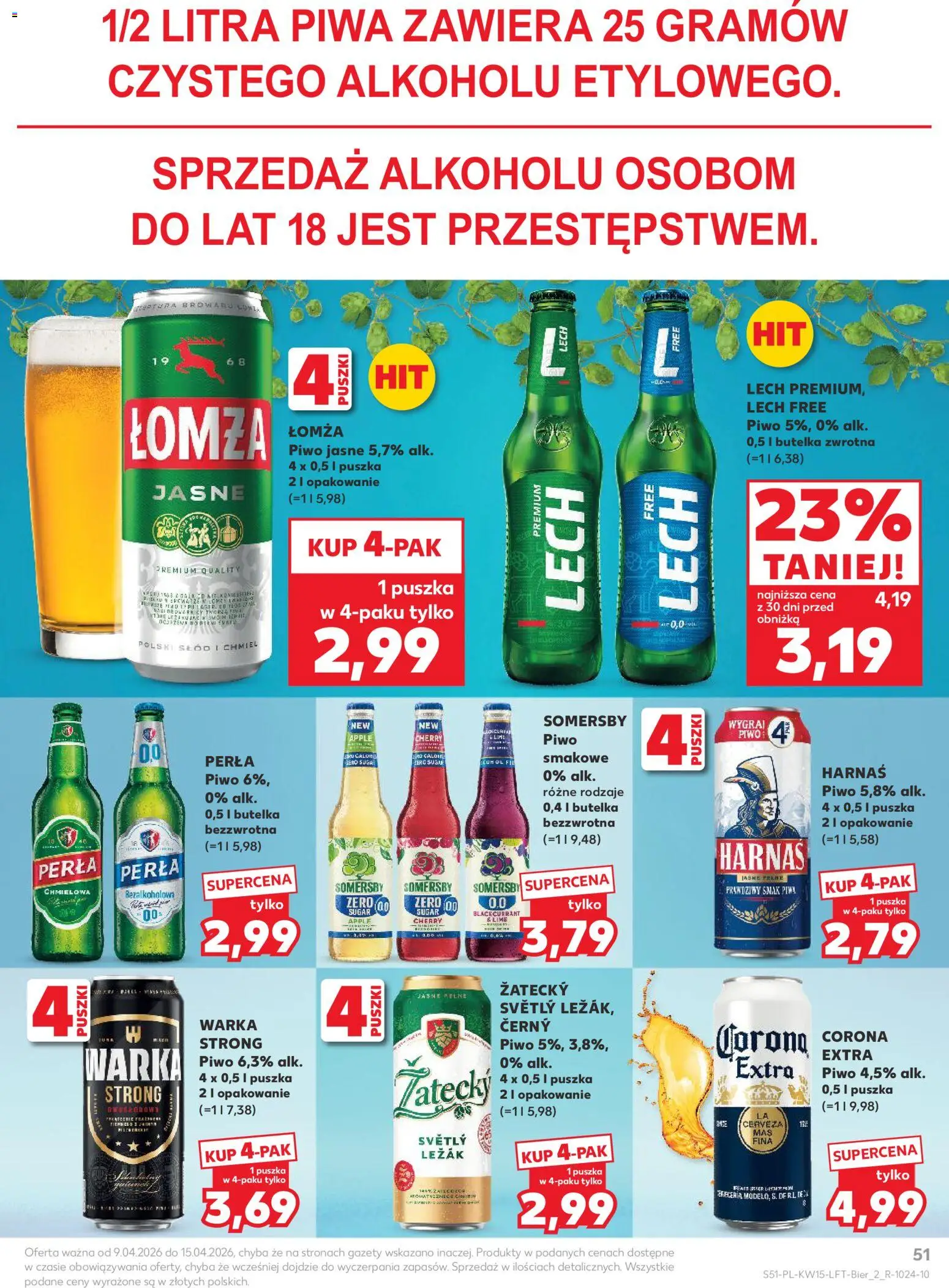 Kaufland Polsko leták od 09.04.2026 | Strana: 51 | Produkty: Apple, Perla