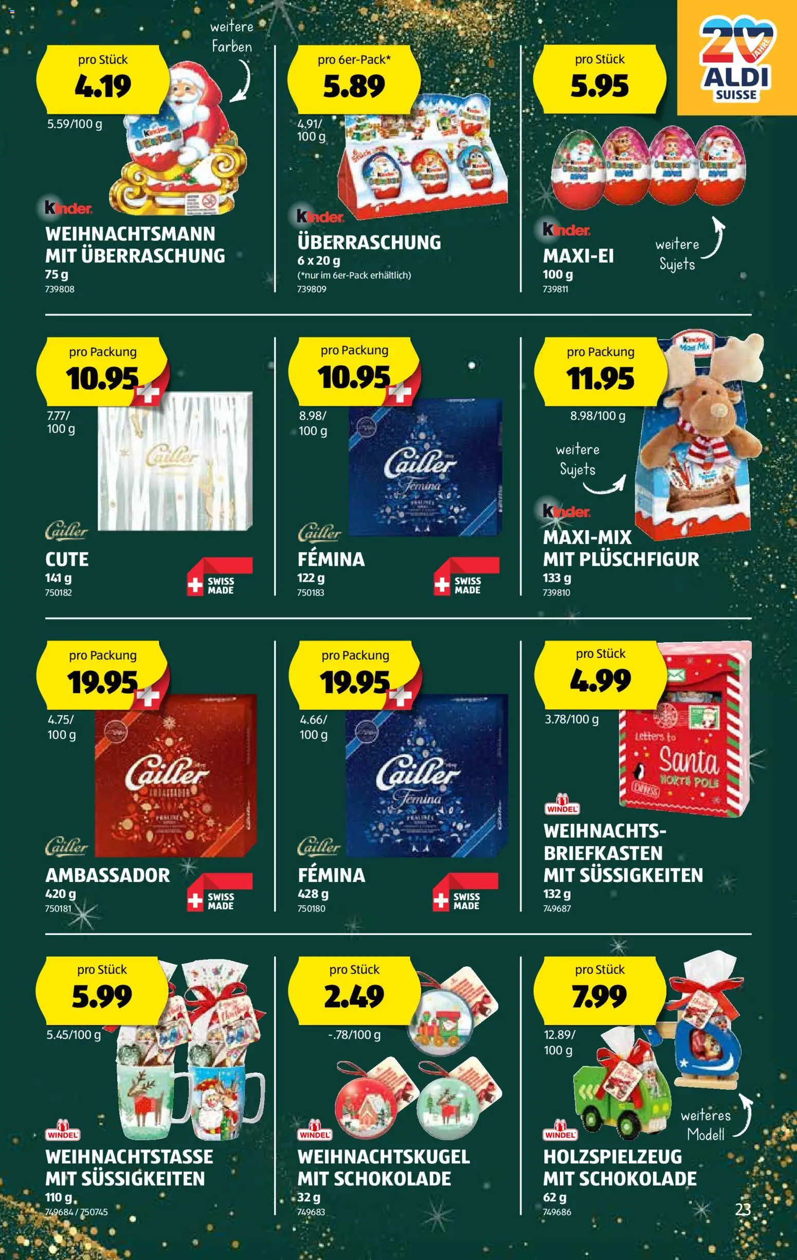 Aldi Aktionen – gültig ab 30.10.2025 | Seite: 24 | Produkte: Schokolade, Süßigkeiten
