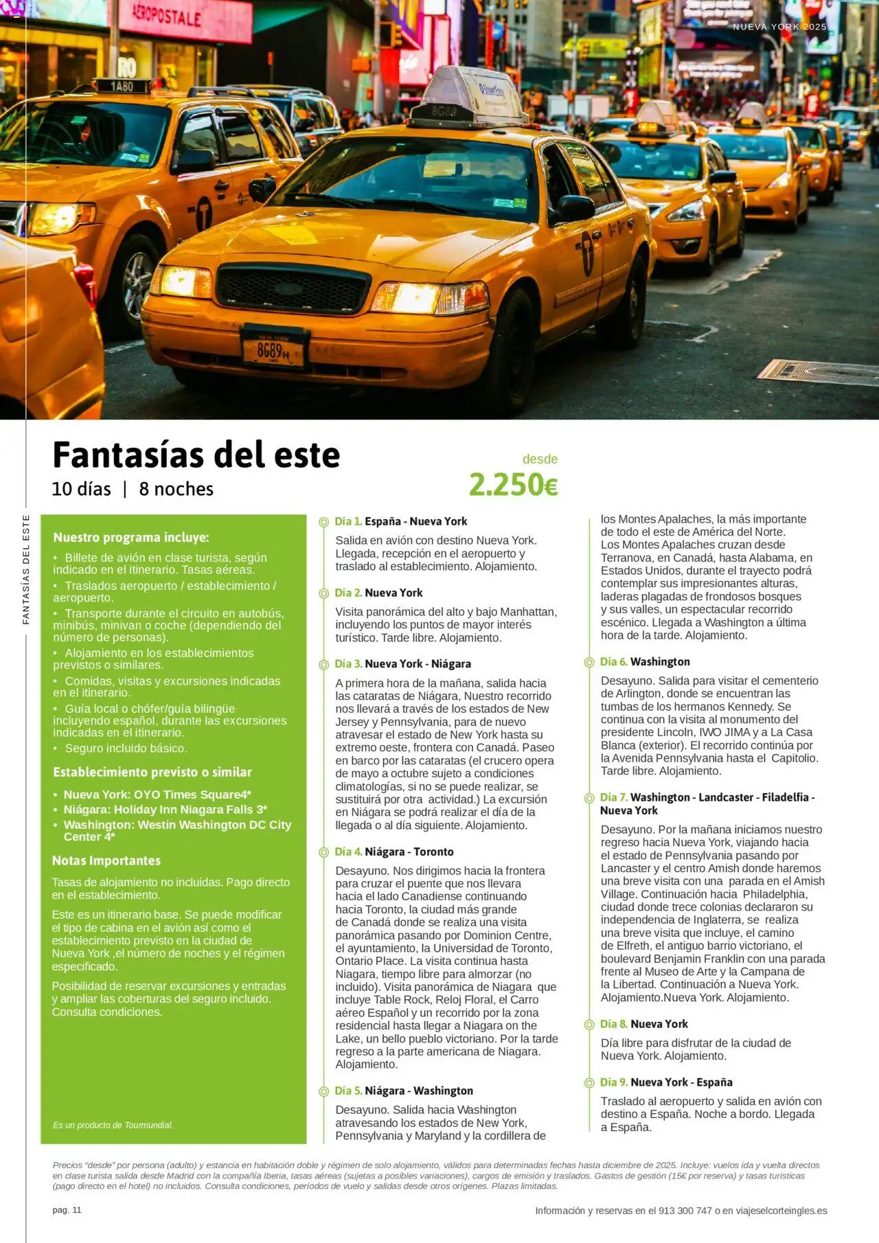 Viajes El Corte Inglés Nueva York │ válido desde el 10.01.2025 | Página: 11 | Productos: Reloj
