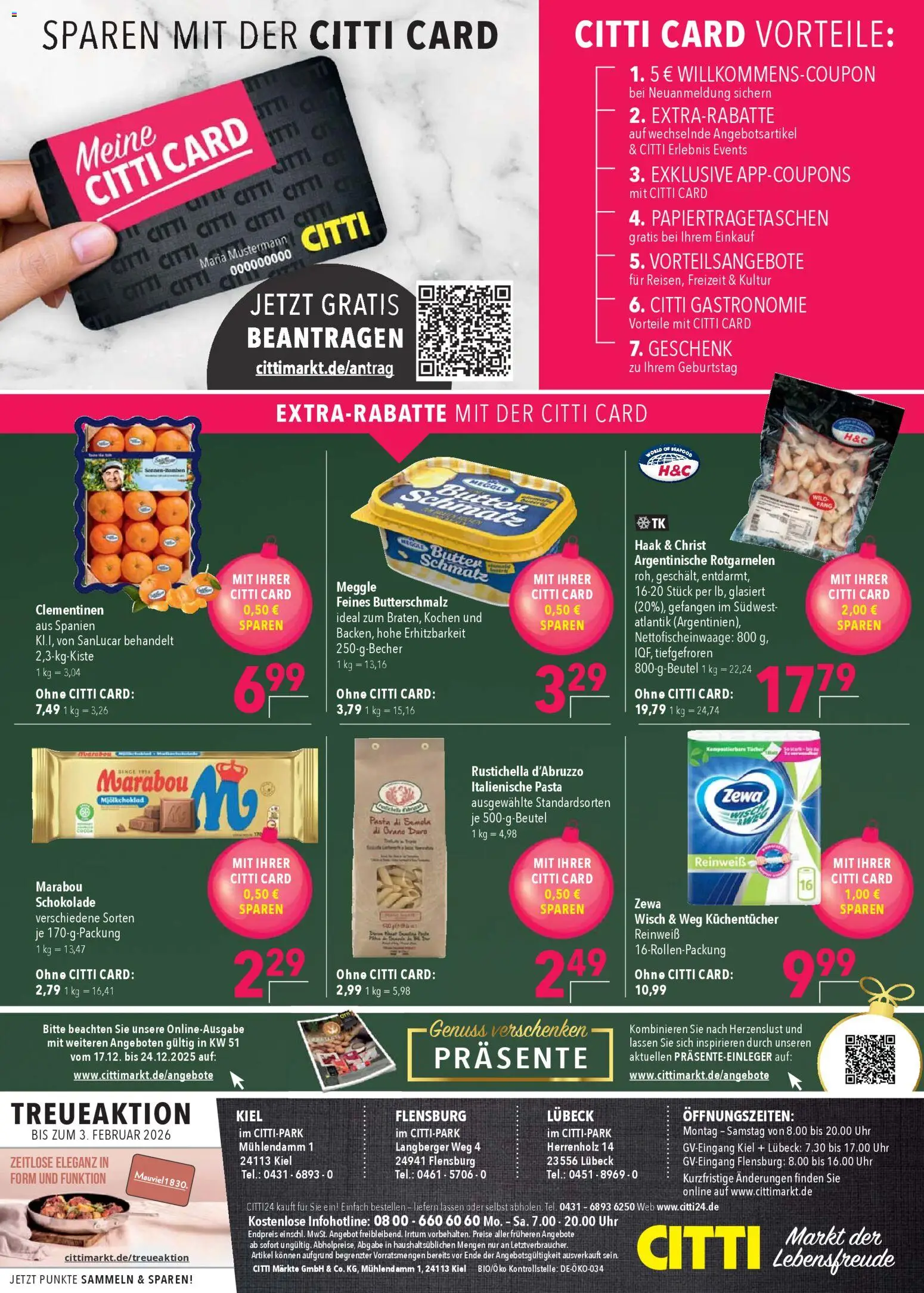 CITTI Markt Prospekt 	 – gültig ab 17.12.2025 | Seite: 36 | Produkte: Butter, Schokolade, Zewa, Pasta