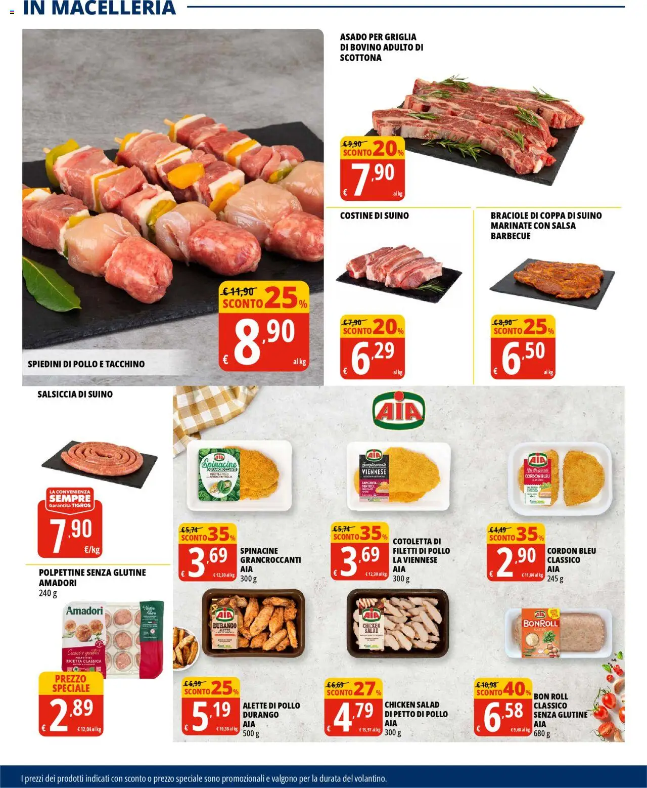 Volantino Tigros del 18.06.2025 | Pagina: 4 | Prodotti: Suino, Barbecue, Salsiccia, Salsa barbecue