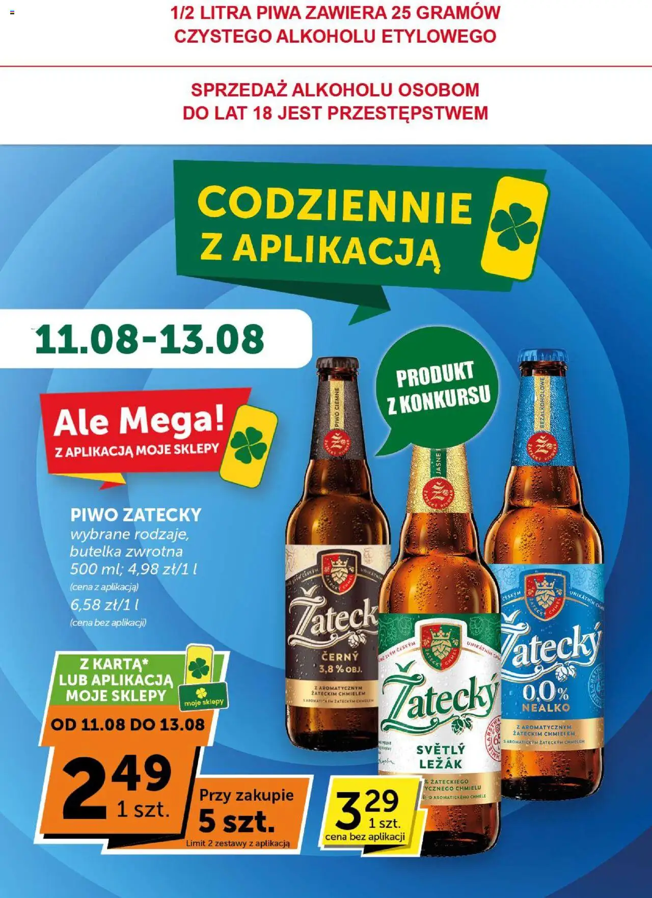 Groszek Gazetka - Market od 07.08.2025 | Strona: 9 | Produkty: Leżak, Piwo