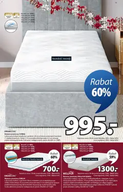 Pogląd oferty "JYSK Gazetka" - ważna od 10.12.2025 | Strona: 15 | Produkty: Materac, Pianki