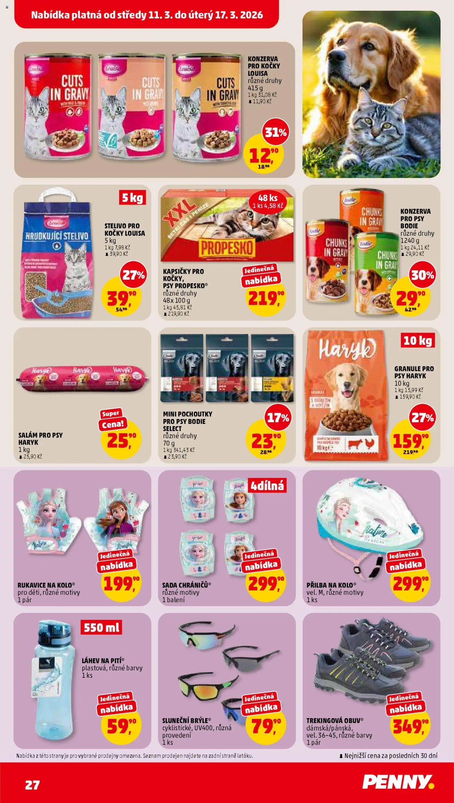 Penny Market leták od 11.03.2026 | Strana: 27 | Produkty: Propesko, Barvy, Konzerva pro kočky, Láhev