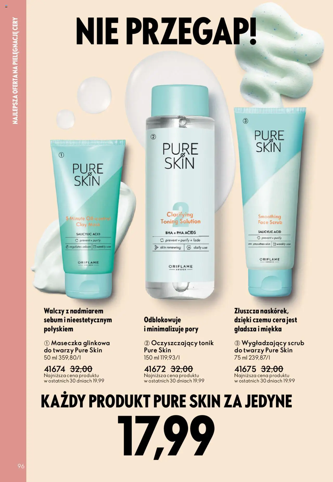 Oriflame Katalog 15 2025 od 22.10.2025 | Strona: 96 | Produkty: Tonik