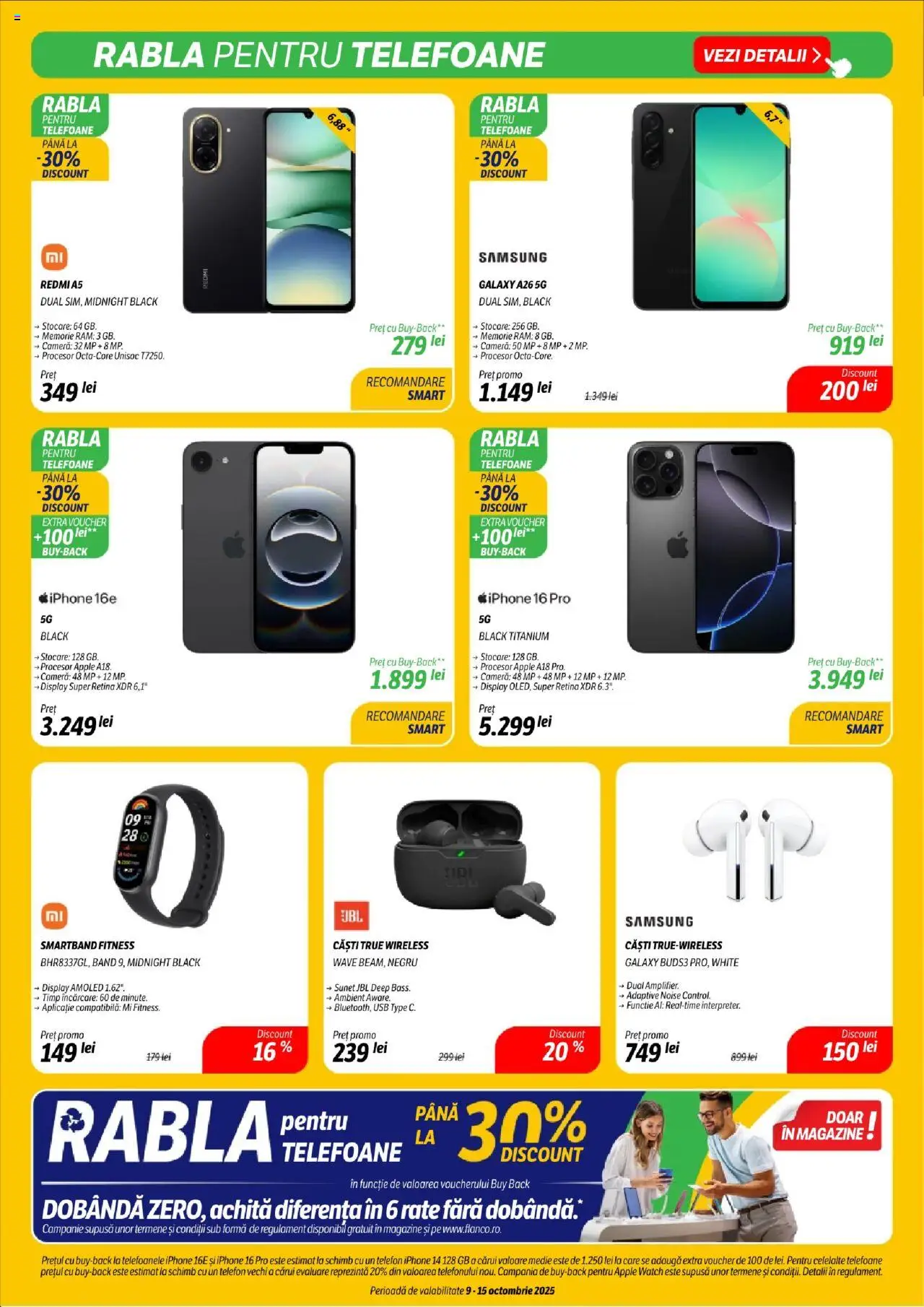Noul catalog Flanco – valabil de la 09.10.2025 | Pagină: 16 | Produse: Memorie, Căști, Usb, Apple