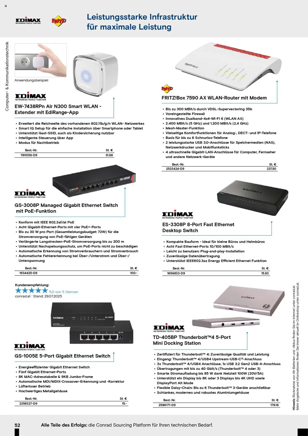Conrad Aktionskatalog gültig ab 25.08.2025 | Seite: 54 | Produkte: Smartphone, Tablet, Computer, USB