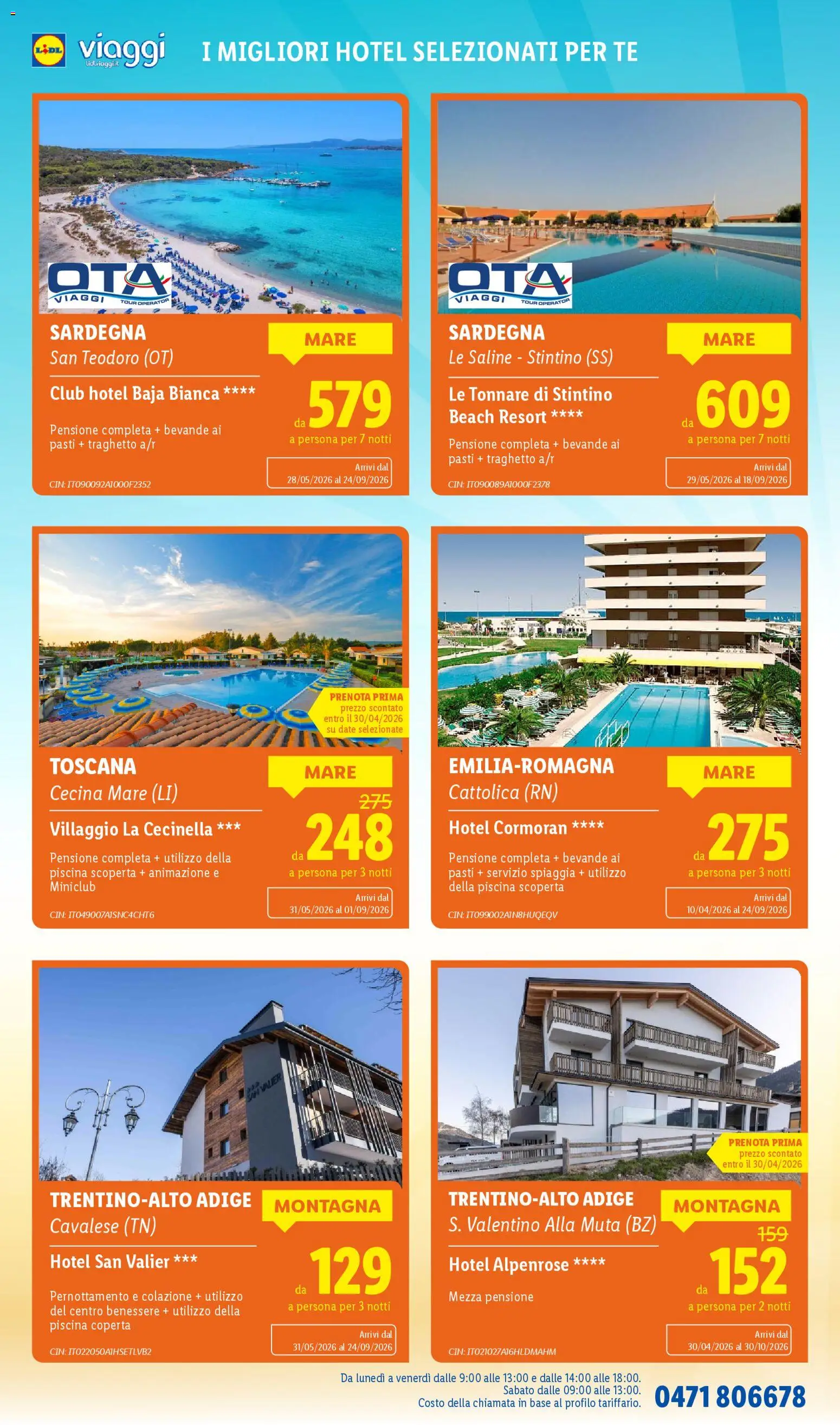 Volantino Lidl del 09.04.2026 | Pagina: 51 | Prodotti: Tè, Piscina, Coperta