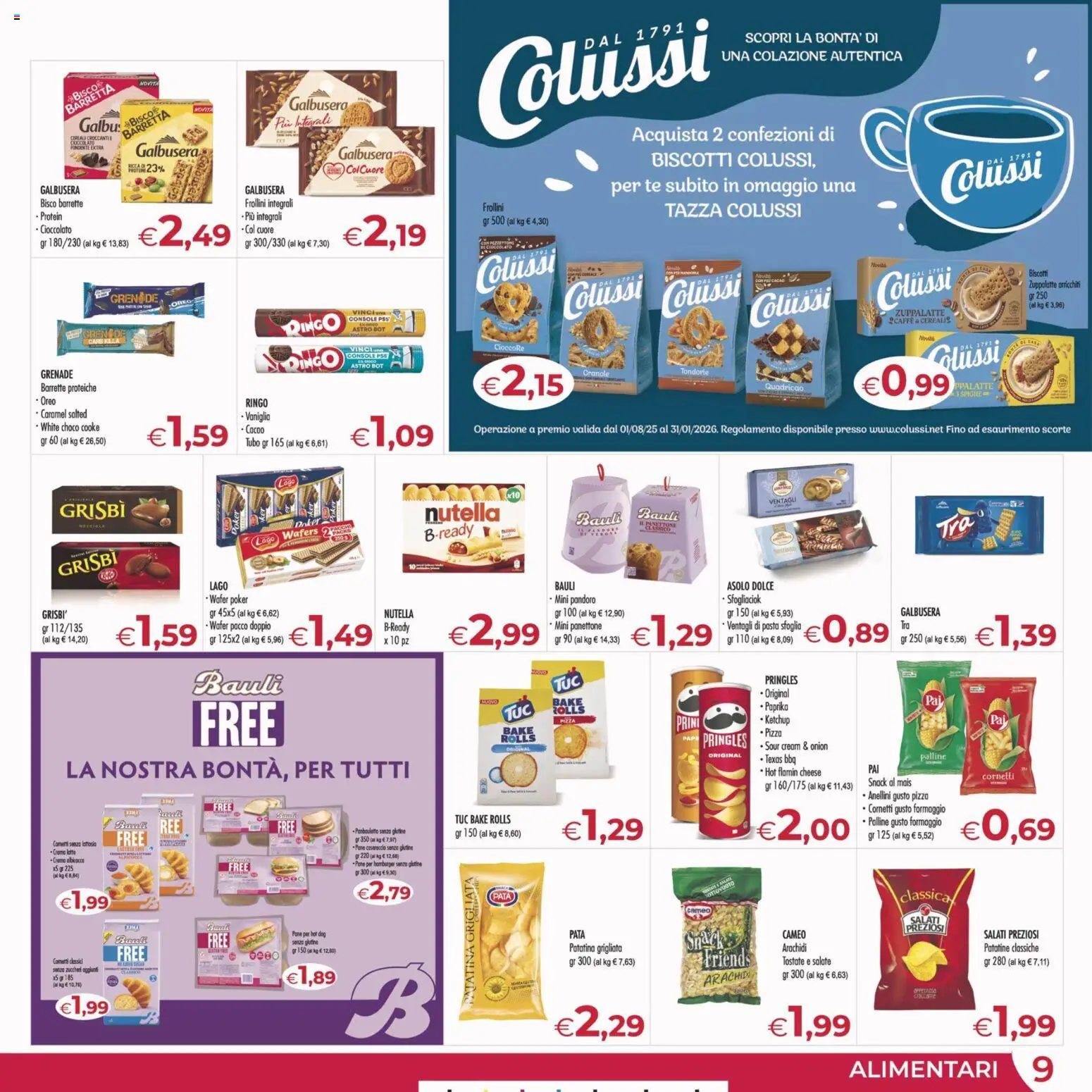 Volantino MerSi Supermercati del 05.11.2025 | Pagina: 9 | Prodotti: Ketchup, Latte, Tubo, Arachidi