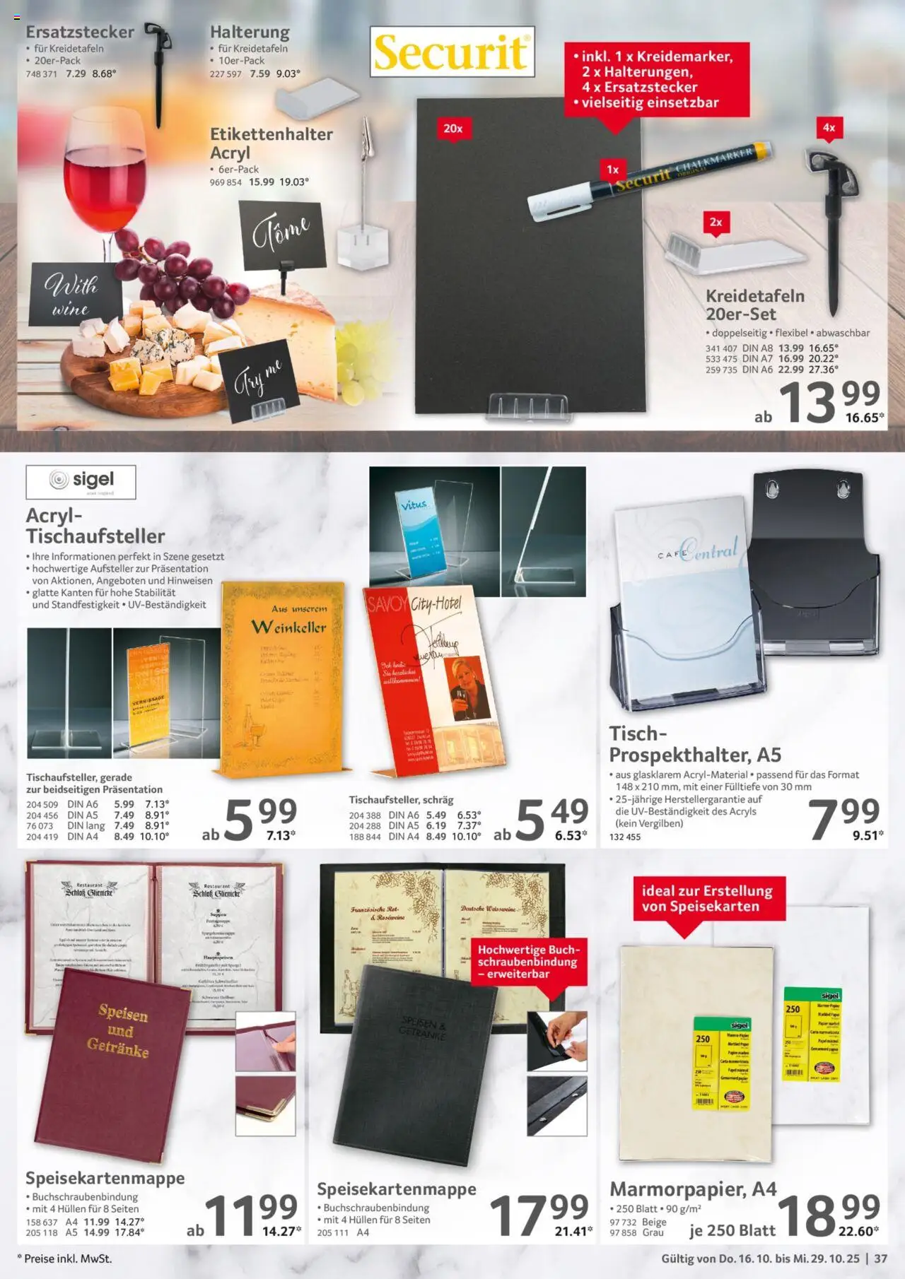 Selgros Gastronomie – gültig ab 16.10.2025 | Seite: 37 | Produkte: Tisch, Spargel