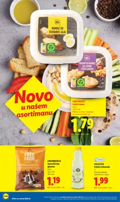 NAMAZ OD KUHANIH JAJA, Vegetarian spread made from cooked eggs. - Pregled kataloga iz trgovine Lidl, vrijedi od 16.03.2026 | Stranica: 20