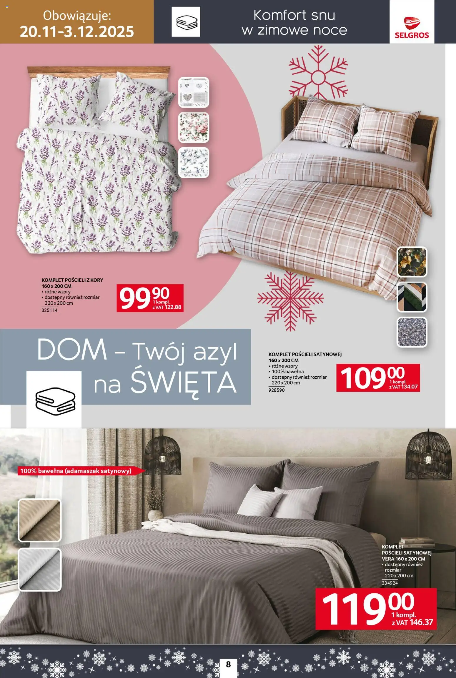 Selgros cash&carry Gazetka - Home&Deco od 20.11.2025 | Strona: 8