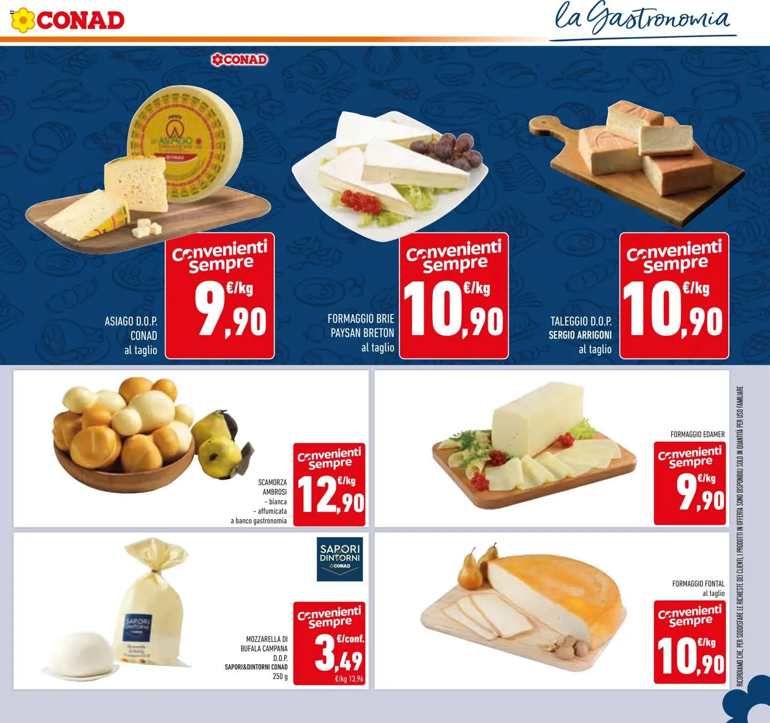 Volantino Conad del 06.11.2025 | Pagina: 19 | Prodotti: Mozzarella, Formaggio