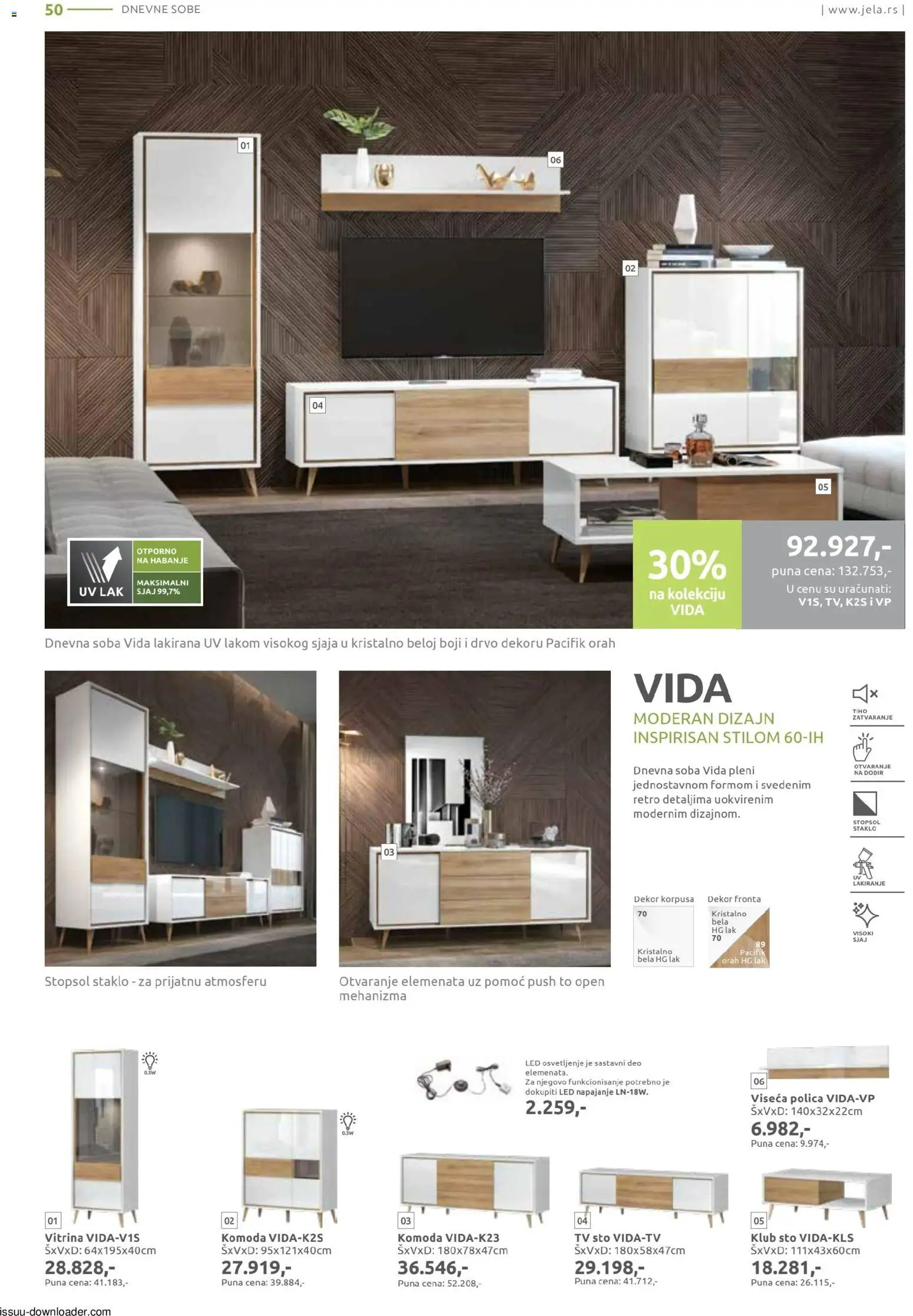 Jela katalog - važi od 09.02.2026 | Strana: 50 | Proizvode: Komoda, Polica, Sto, Orah