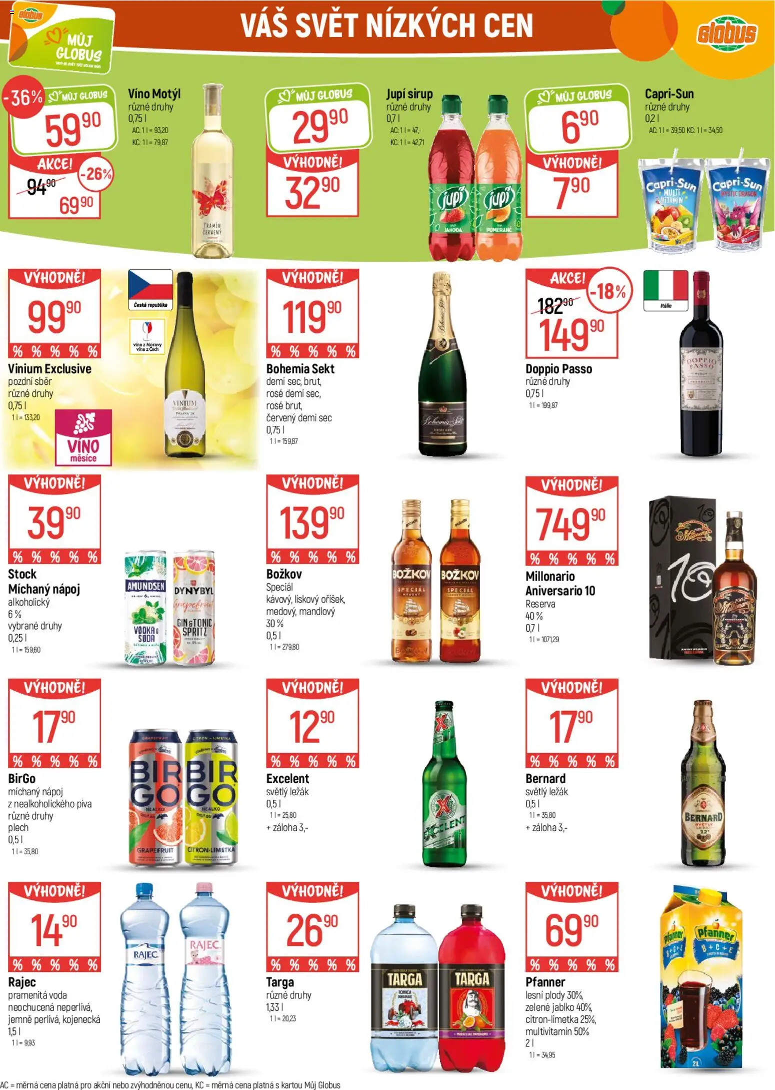 Globus leták od 04.03.2026 | Strana: 24 | Produkty: Globus, Bohemia sekt, Víno, Citron