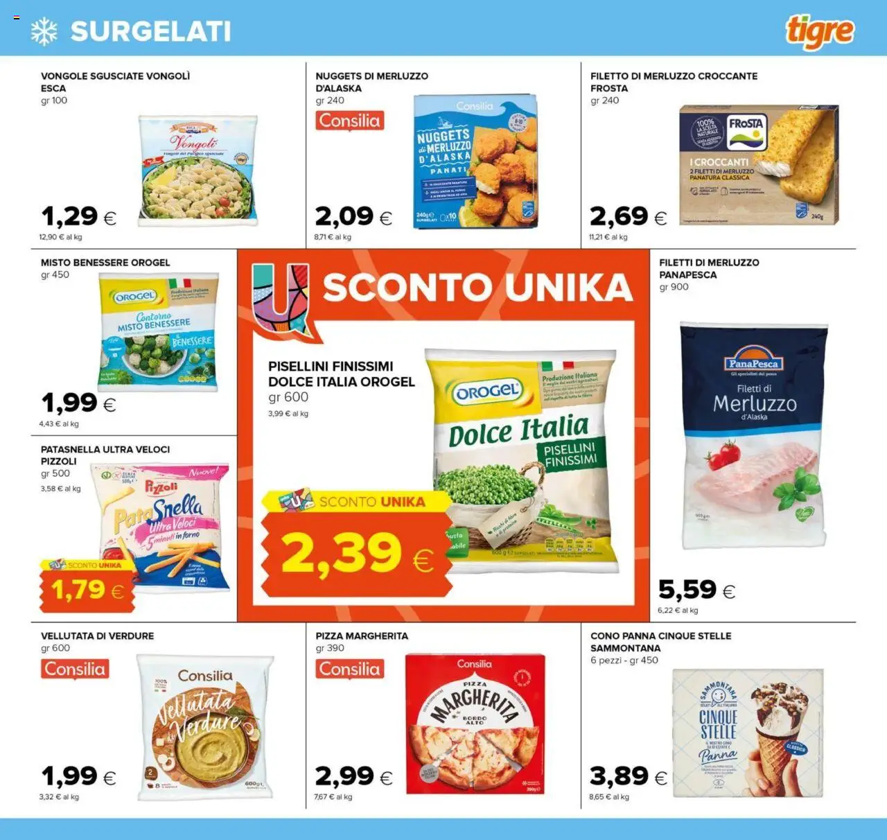 Volantino Tigre del 13.09.2025 | Pagina: 11 | Prodotti: Pizza, Panna, Nuggets, Forno