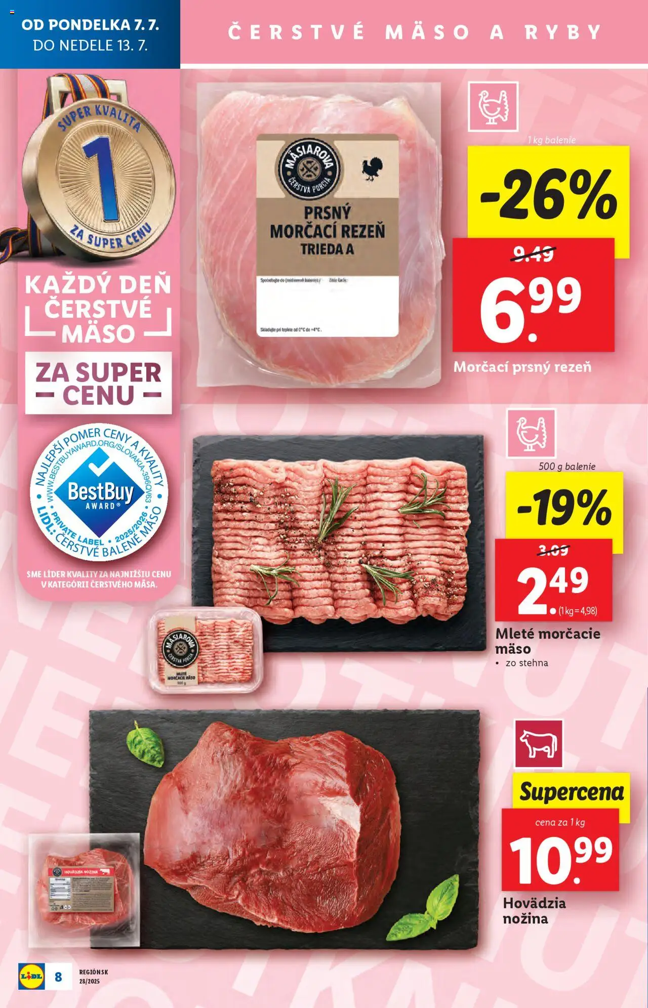 Lidl leták │ platný od 07.07.2025 | Strana: 8 | Produkty: Ryby