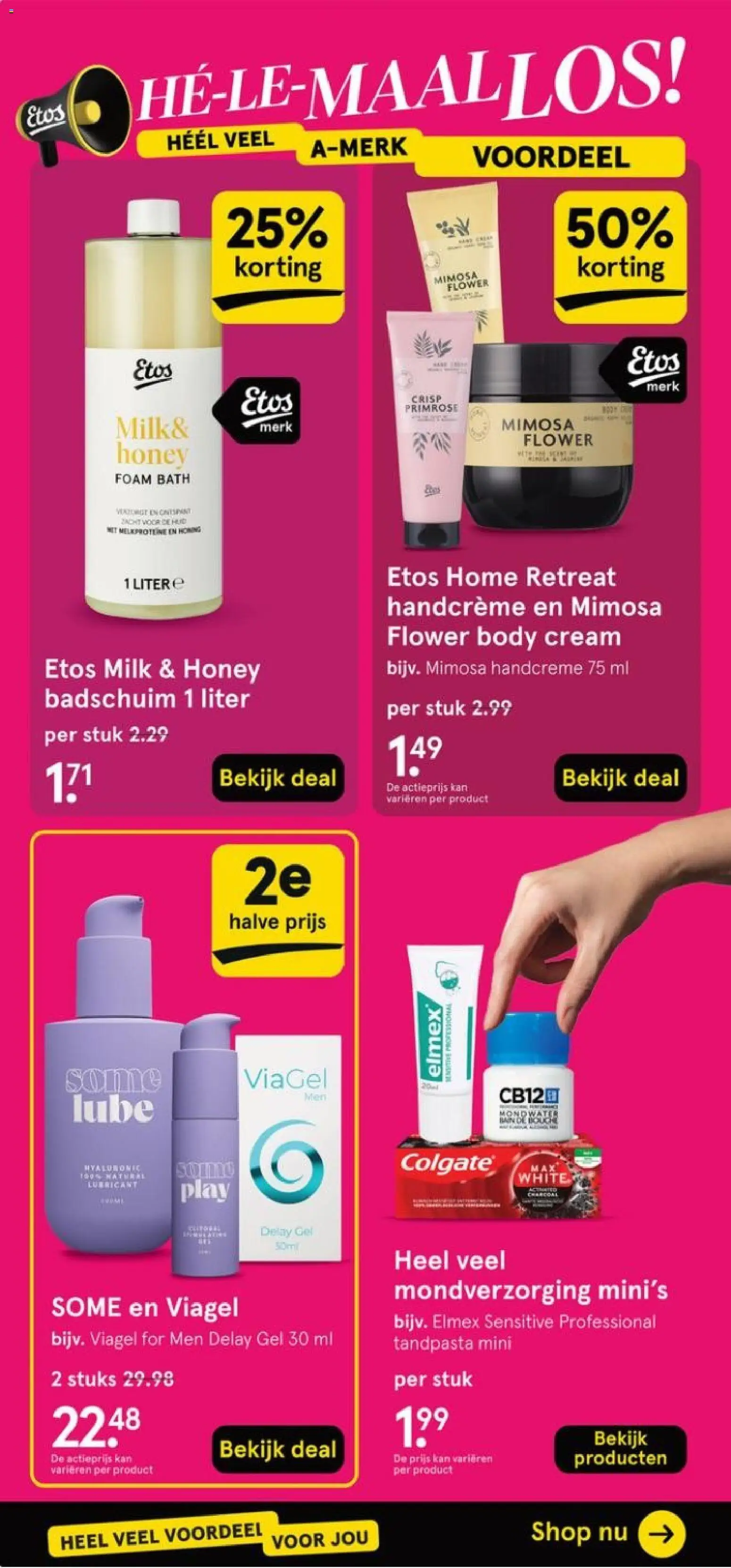 {H1} | Pagina: 48 | Producten: Mondwater, Kan, Douche, Mondverzorging