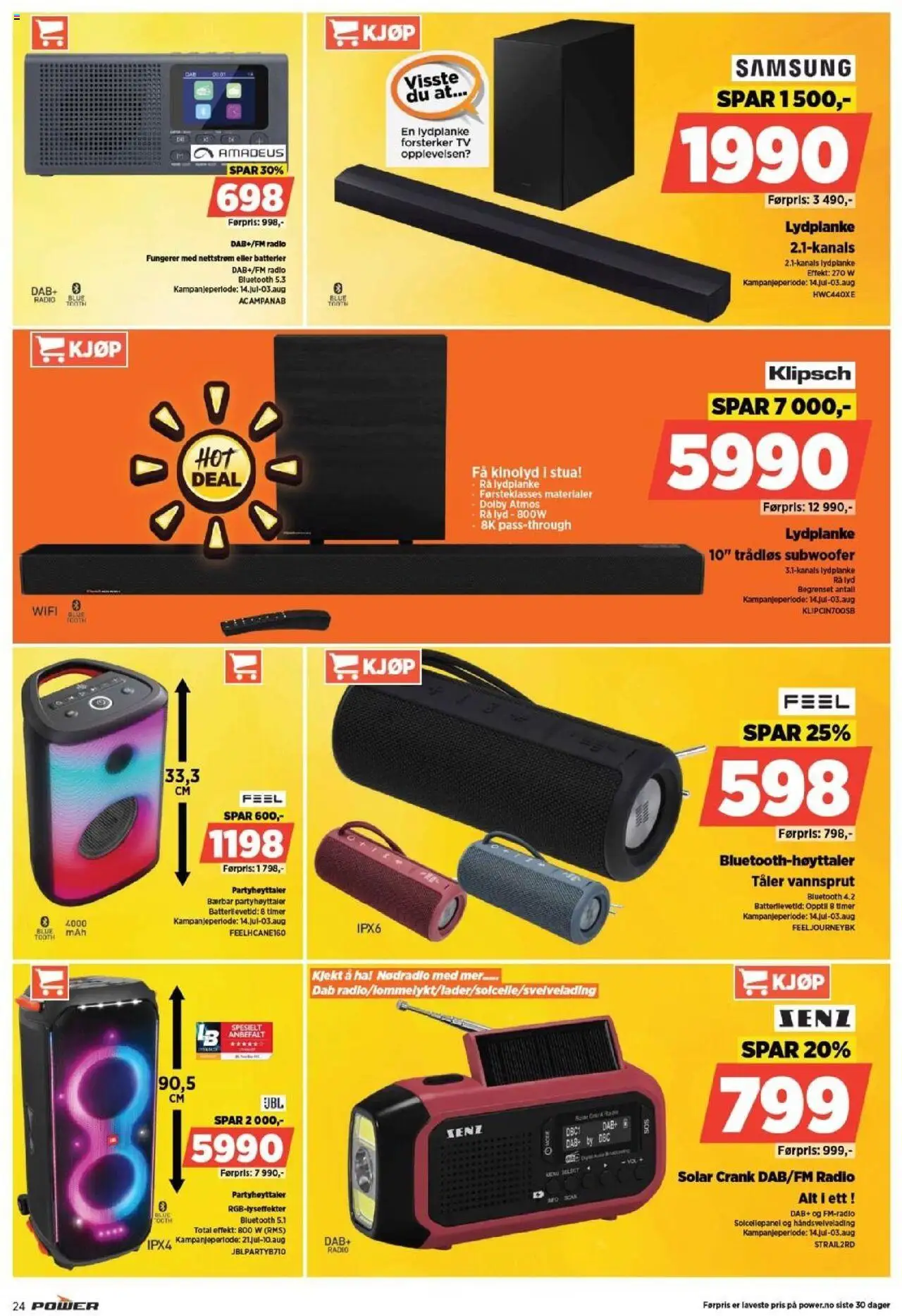  | Side: 24 | Produkter: Сантехнічне кріплення, Radio, Solcellepanel, Суміш дитяча
