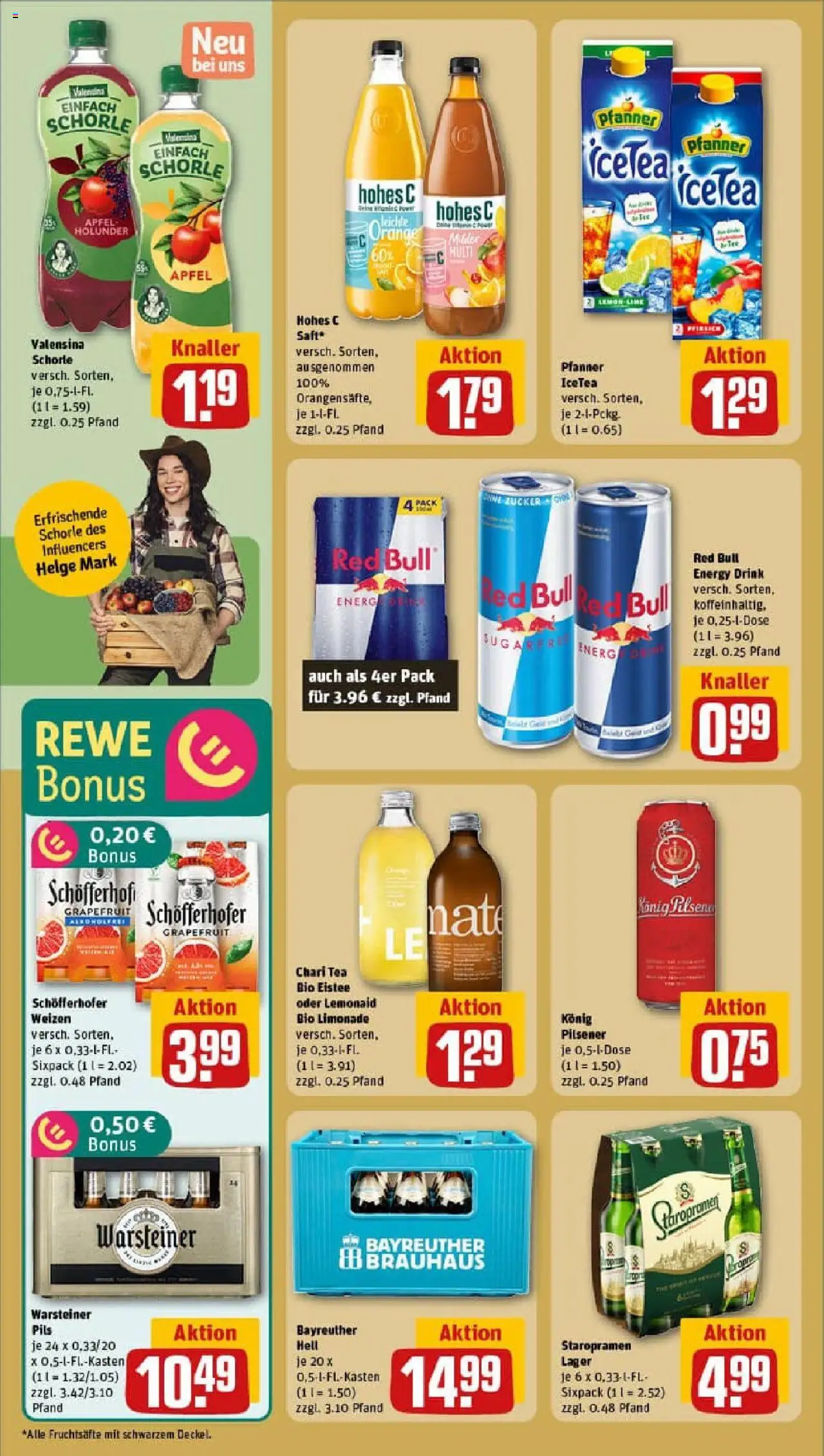 Rewe prospekt Langenhagen	 - gültig ab dem 11.08.2025 | Seite: 18 | Produkte: Red bull, Konig pilsener, Pils, Grapefruit