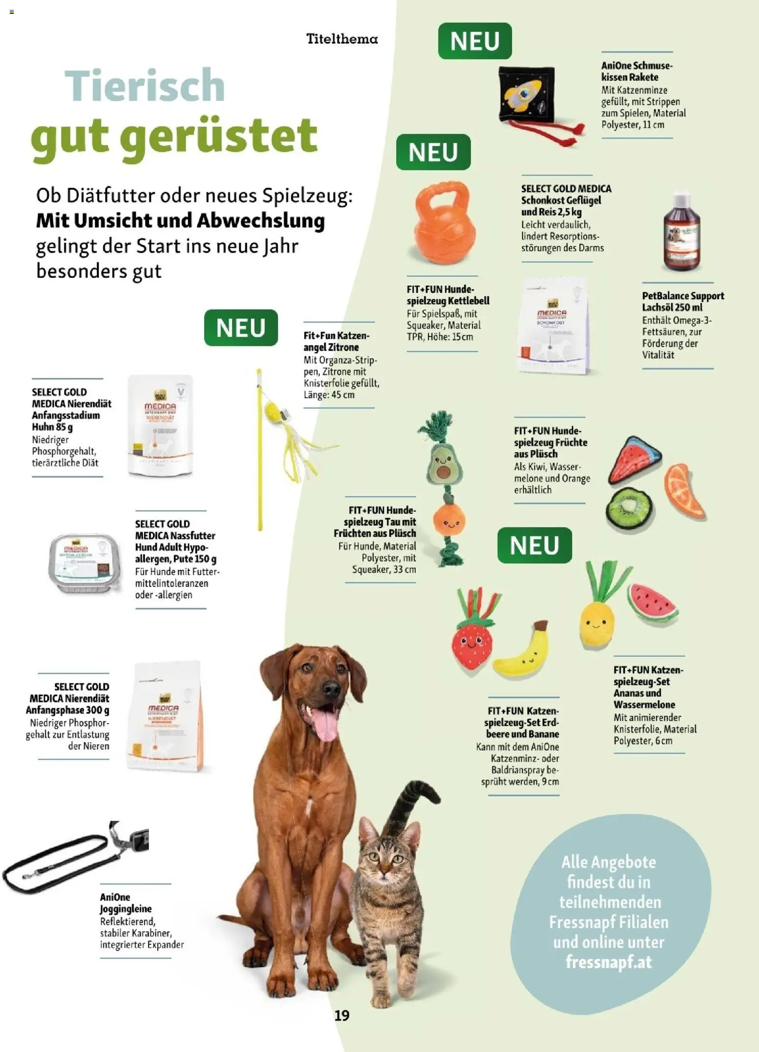 Fressnapf Friends 01/26 gültig ab 01.01.2026 | Seite: 19 | Produkte: Zitrone, Melone, Reis, Ananas