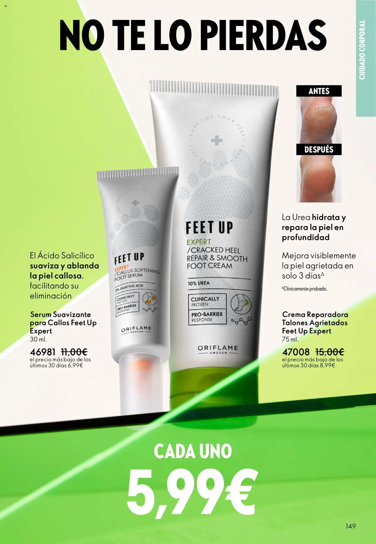 Oriflame - Catálogo Campaña 2 │ válido desde el 28.01.2026 | Página: 149 | Productos: Sérum, Crema, Té, Suavizante