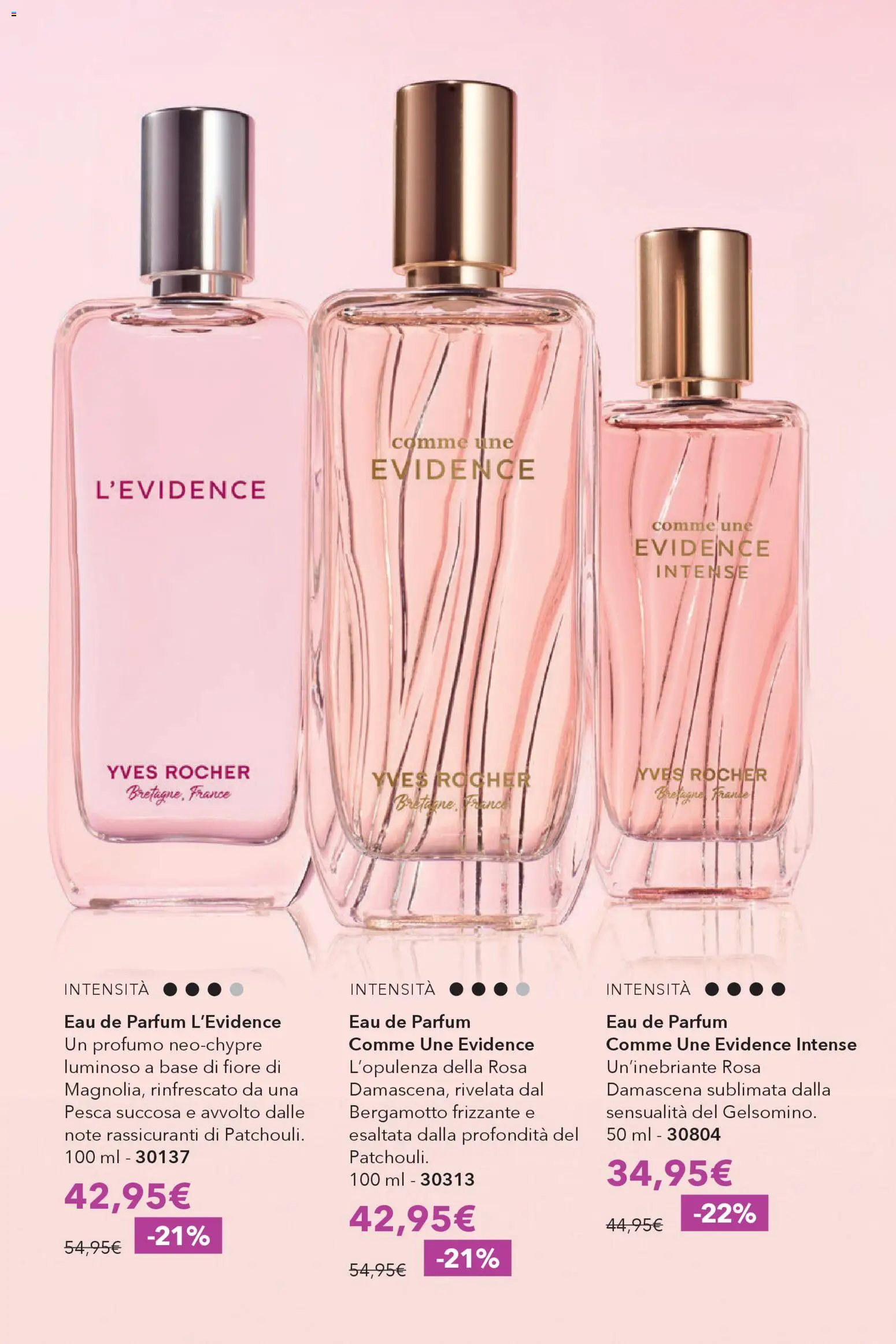 Volantino Yves Rocher del 02.04.2026 | Pagina: 58 | Prodotti: Pesca, Profumo