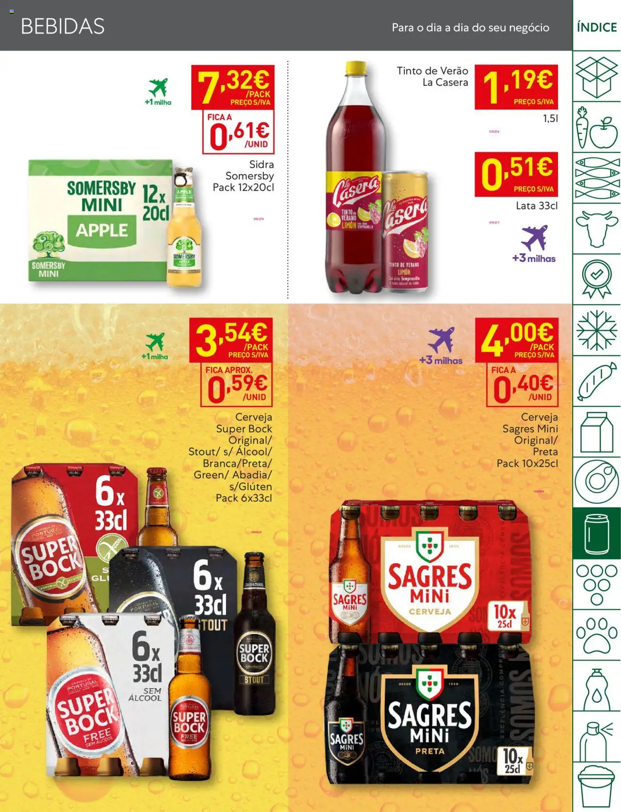 Recheio folheto │ válido de 09.09.2025 | Página: 35 | Produtos: Super bock, Cerveja, Somersby